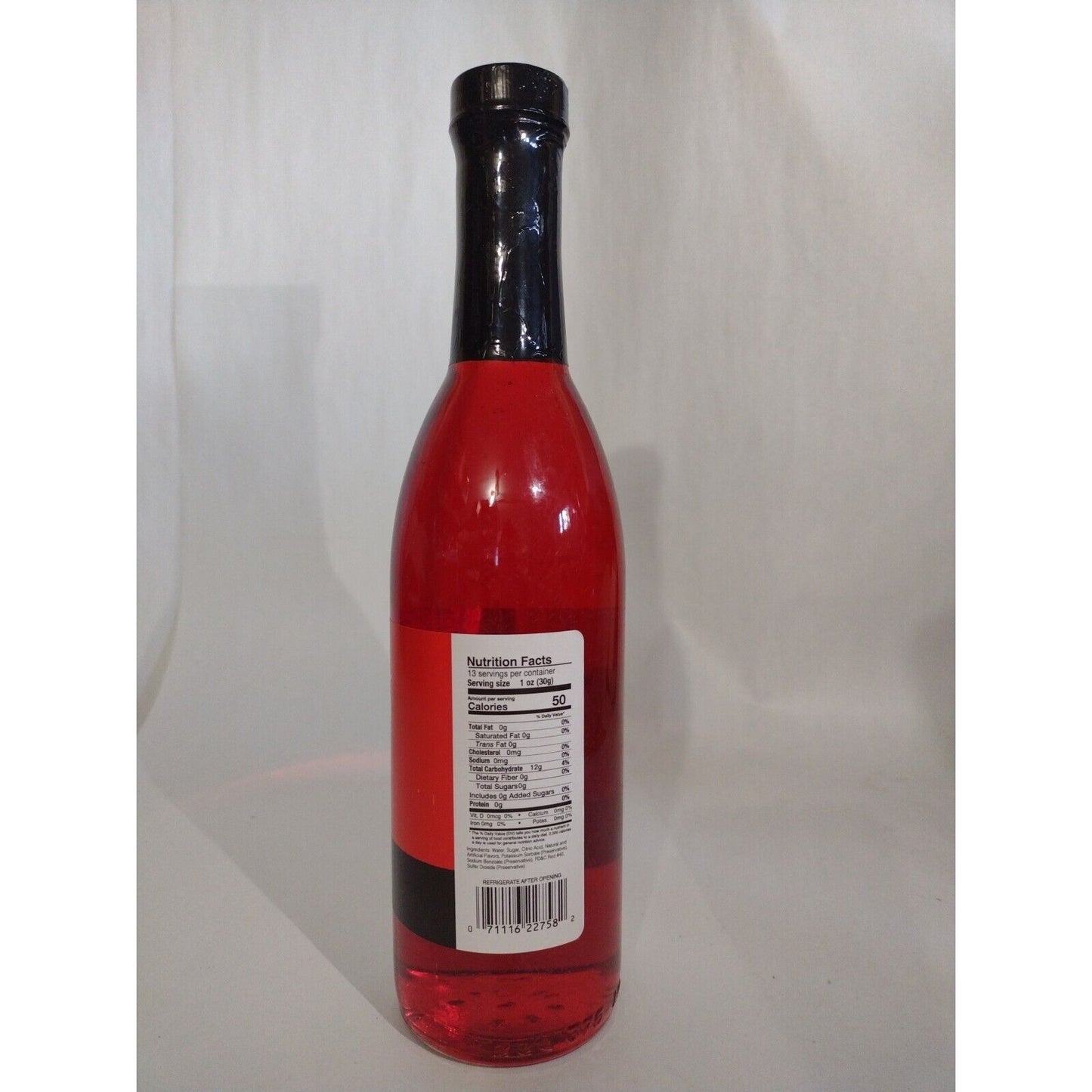 Spec's Maraschino Cherry Juice 12.7 Fl Ounce Glass Bottle
