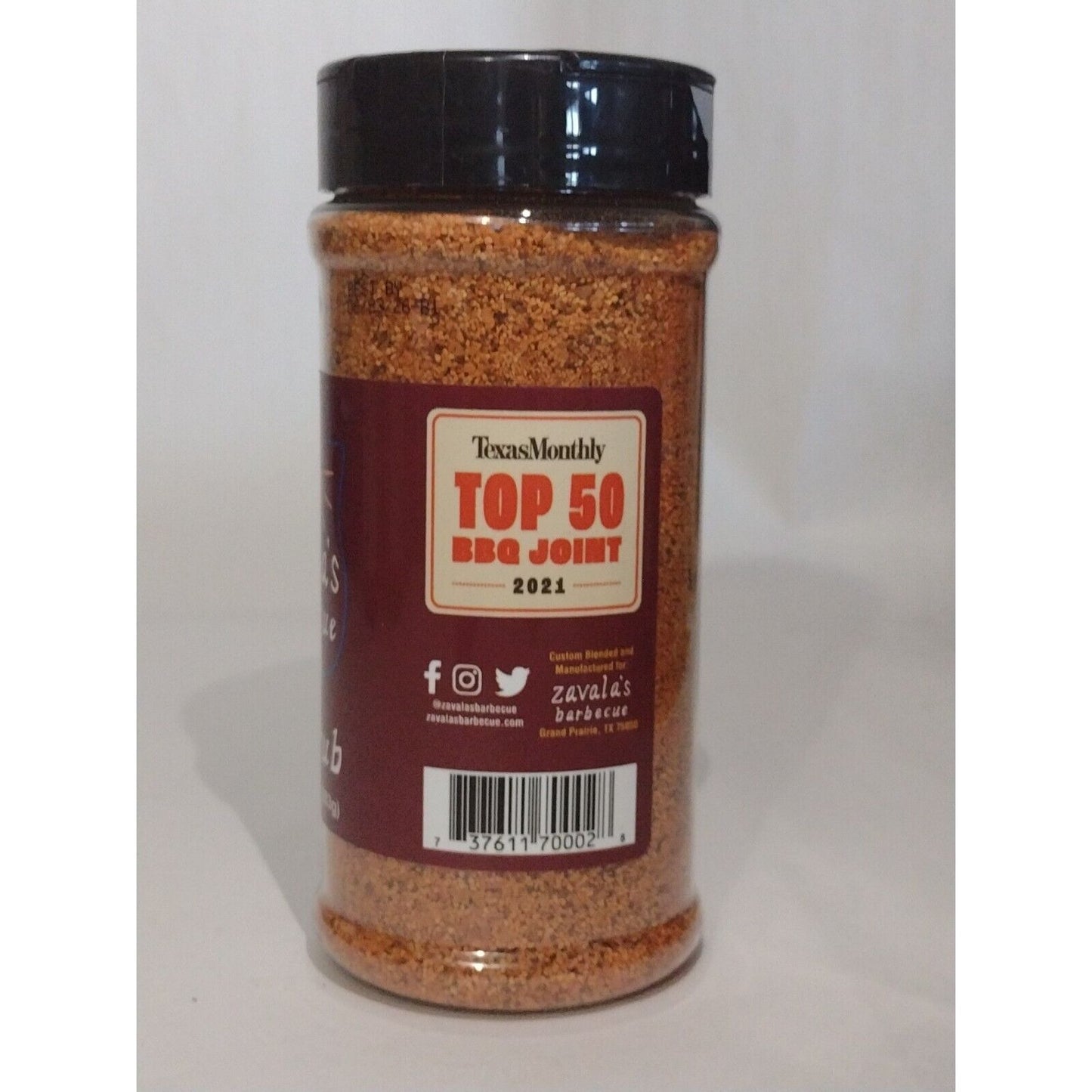 Zavala's Barbecue Pork Rub 10 Ounce Shaker