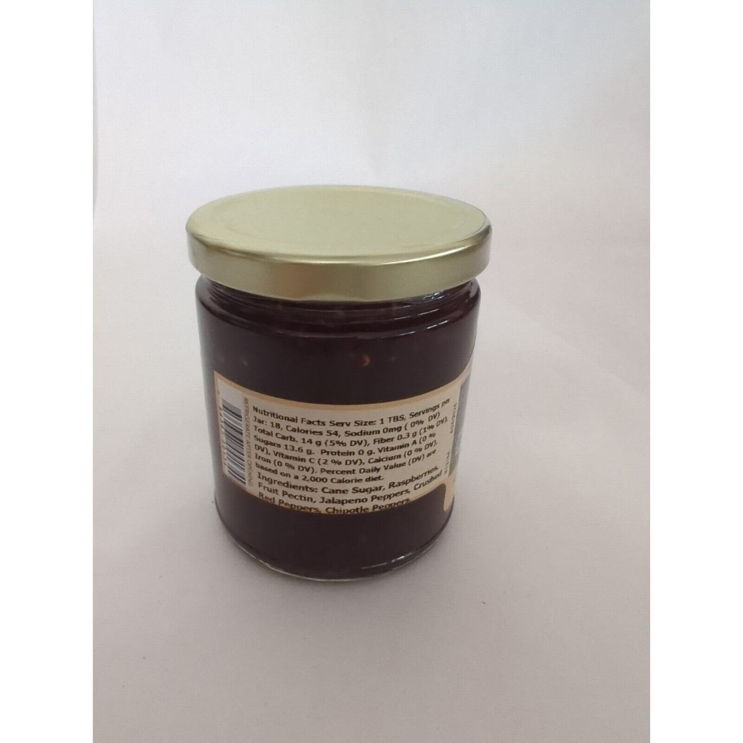 Brazos River Provisions Company Raspberry Chipotle Pepper Jam 9 Ounce Glass Jar