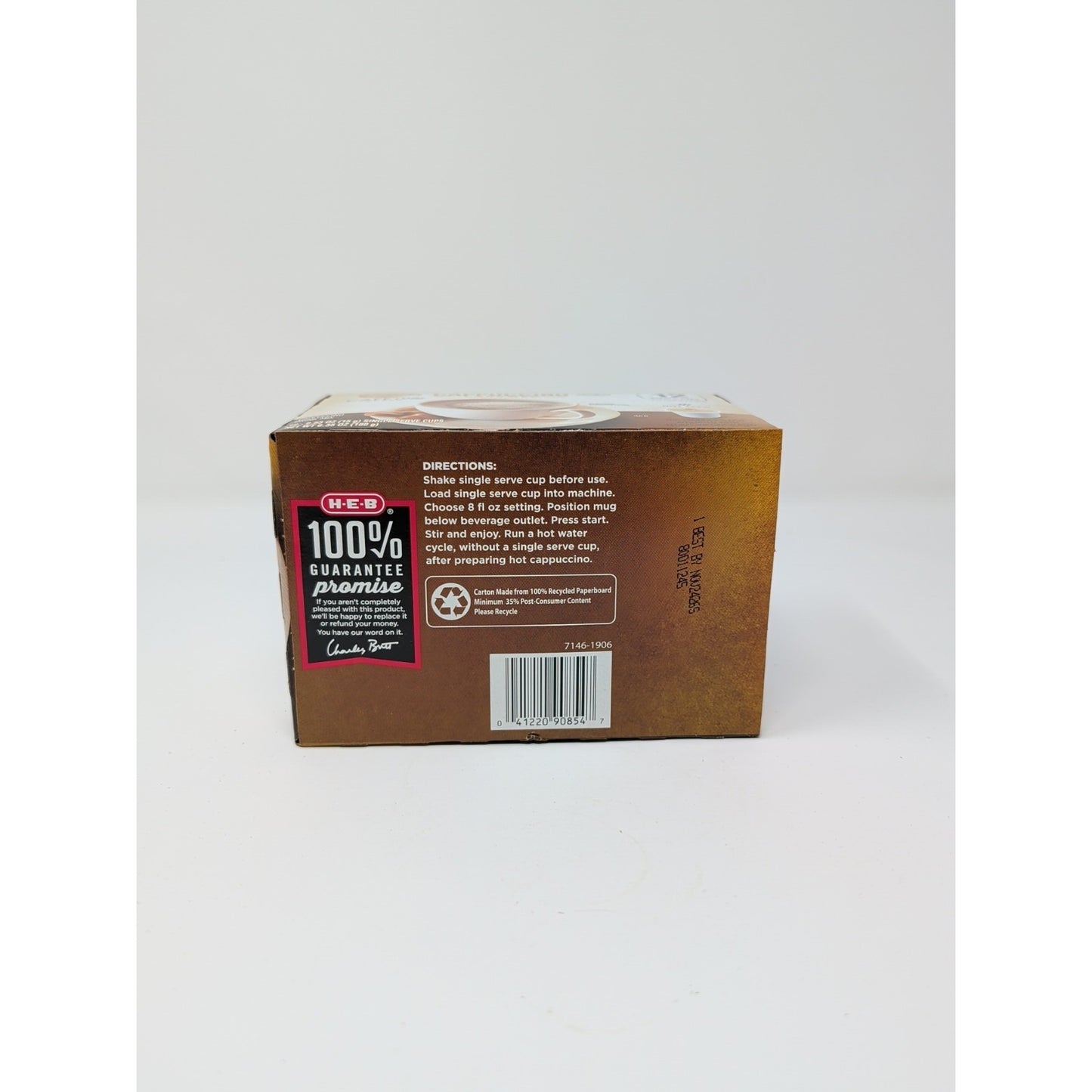 Cafe Ole By HEB Caramel Coffee Cappuccino Drink Mix K-Cups 12 Count