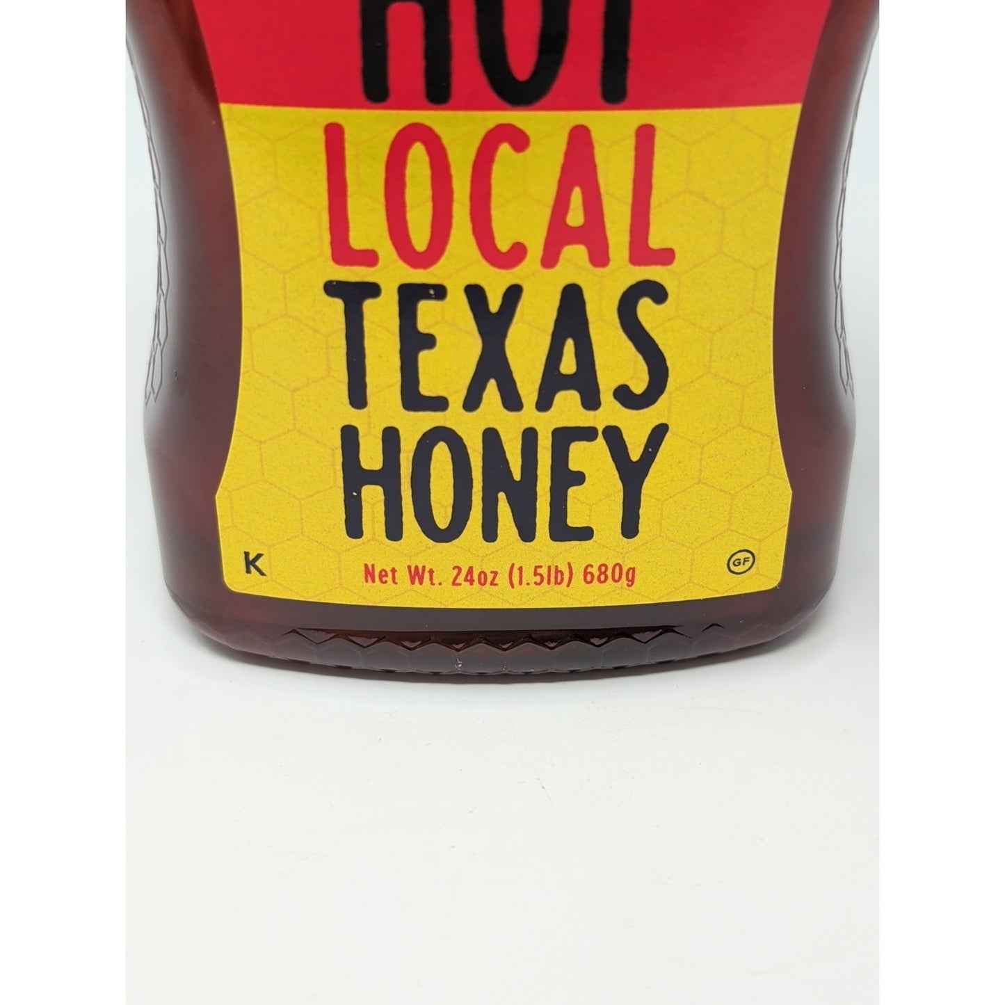 Kelley's Hot Local Texas Honey 24 Ounce Plastic Bottle Kosher Gluten Free
