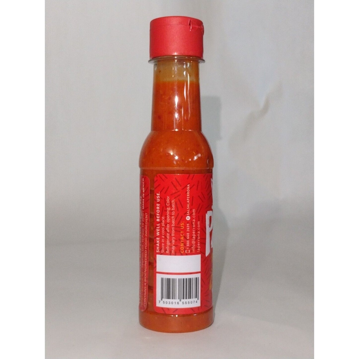 La Perrona Original Chiltepin Pepper Hot Sauce 5 Ounce Plastic Bottle