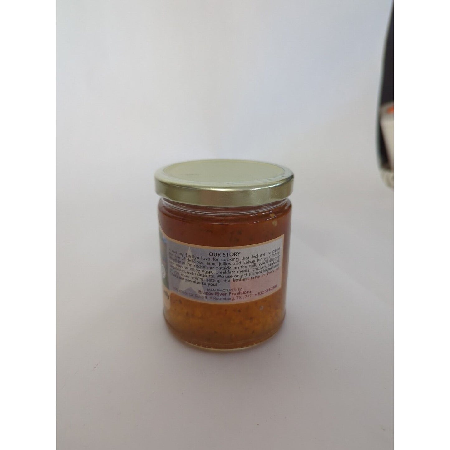 Brazos River Provisions Company Holy Smoke Mama Jalapeno Jelly 9 Ounce Glass Jar