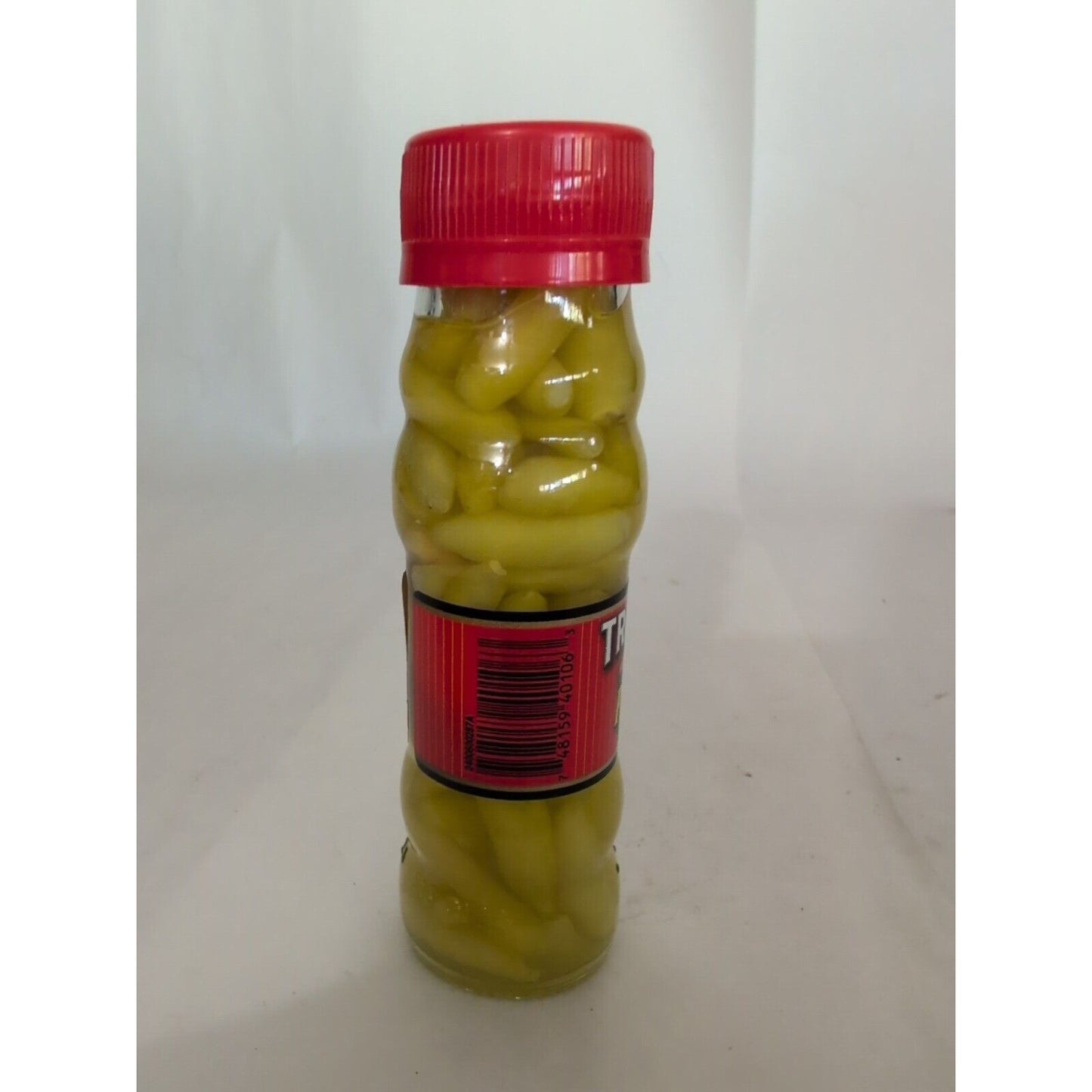 Trappey's Hot Peppers In Vinegar 4.5 Ounce Glass Bottle