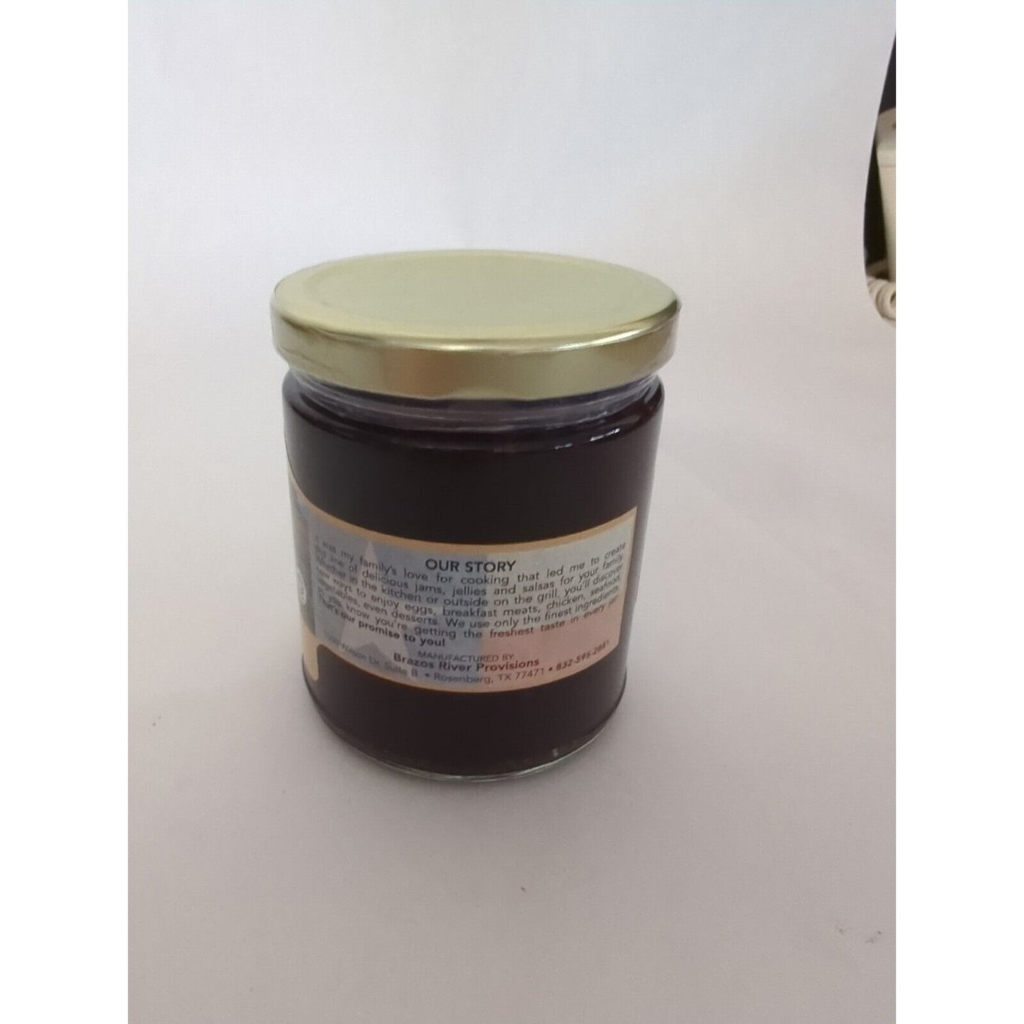 Brazos River Provisions Company Triple Berry Medley Jam 9 Ounce Glass Jar