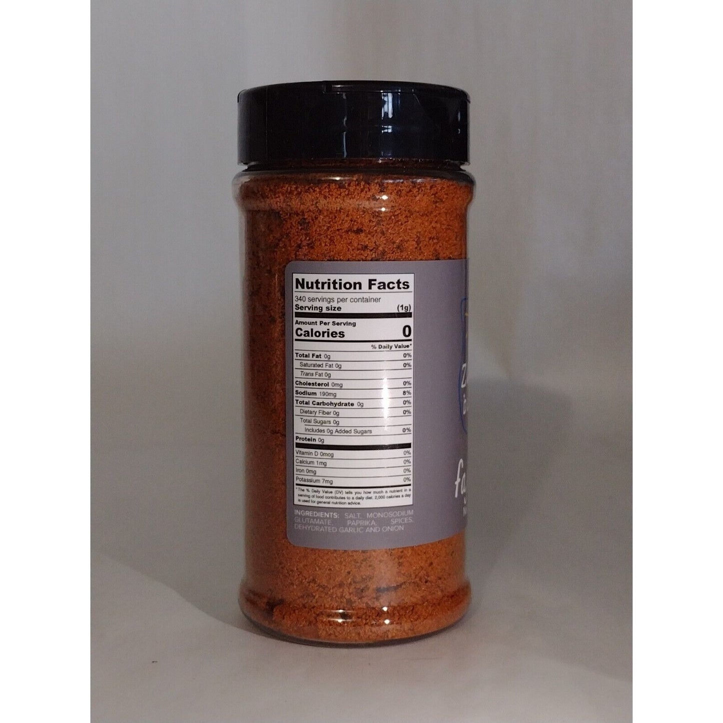 Zavala's Barbecue Fajita Rub 12 Ounce Shaker