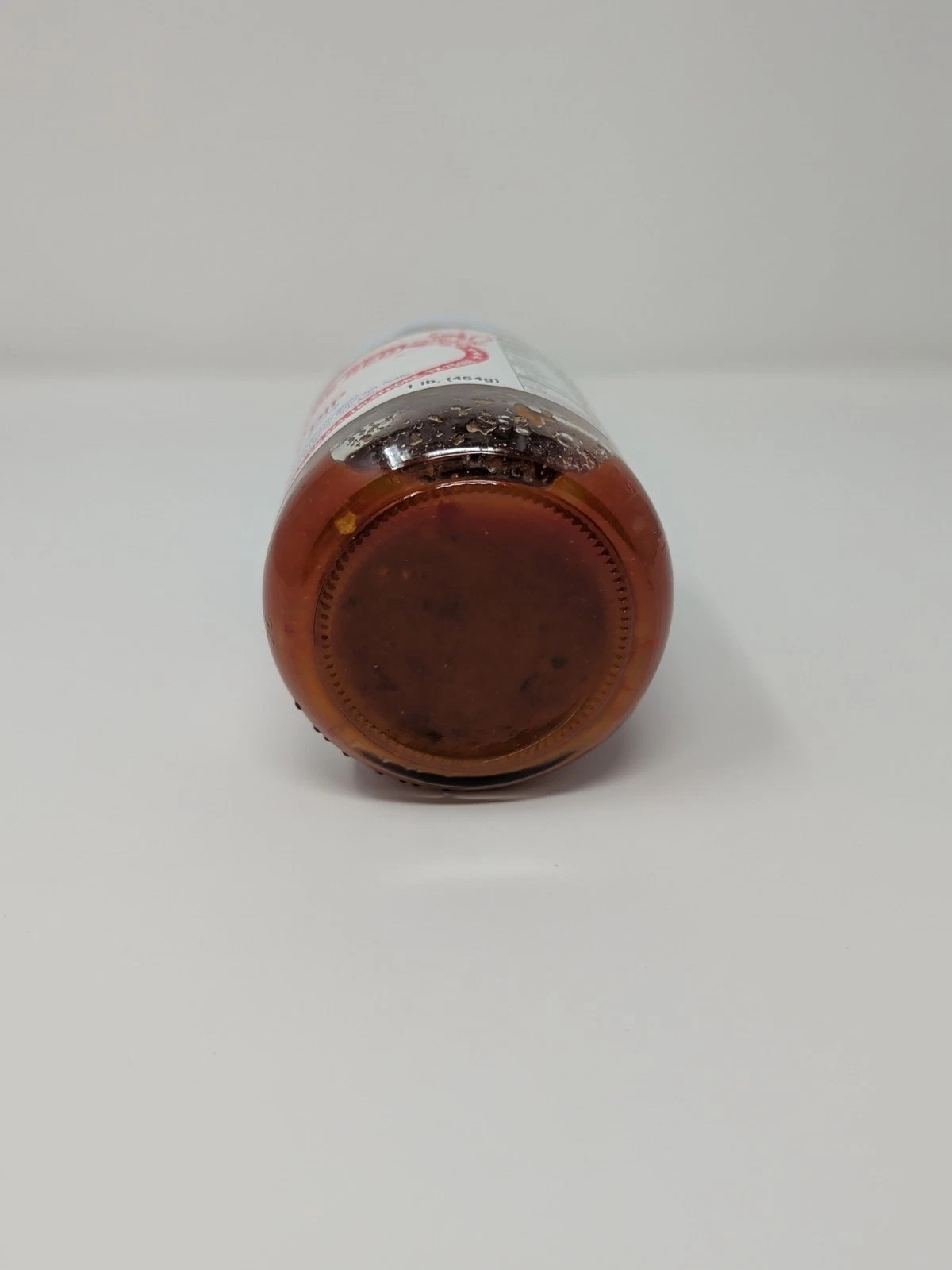 Hell on the Red Hot Party Dip glass jar on a white background