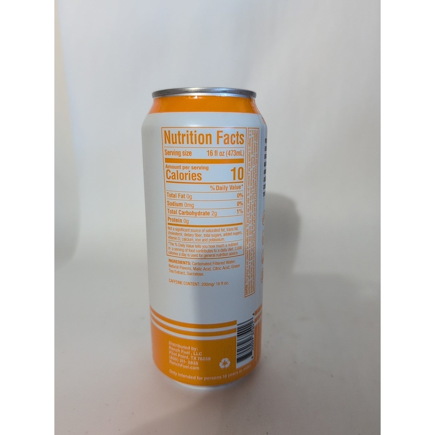Ranch Fuel Energy Drink Mango Twist 16 Ounce Can