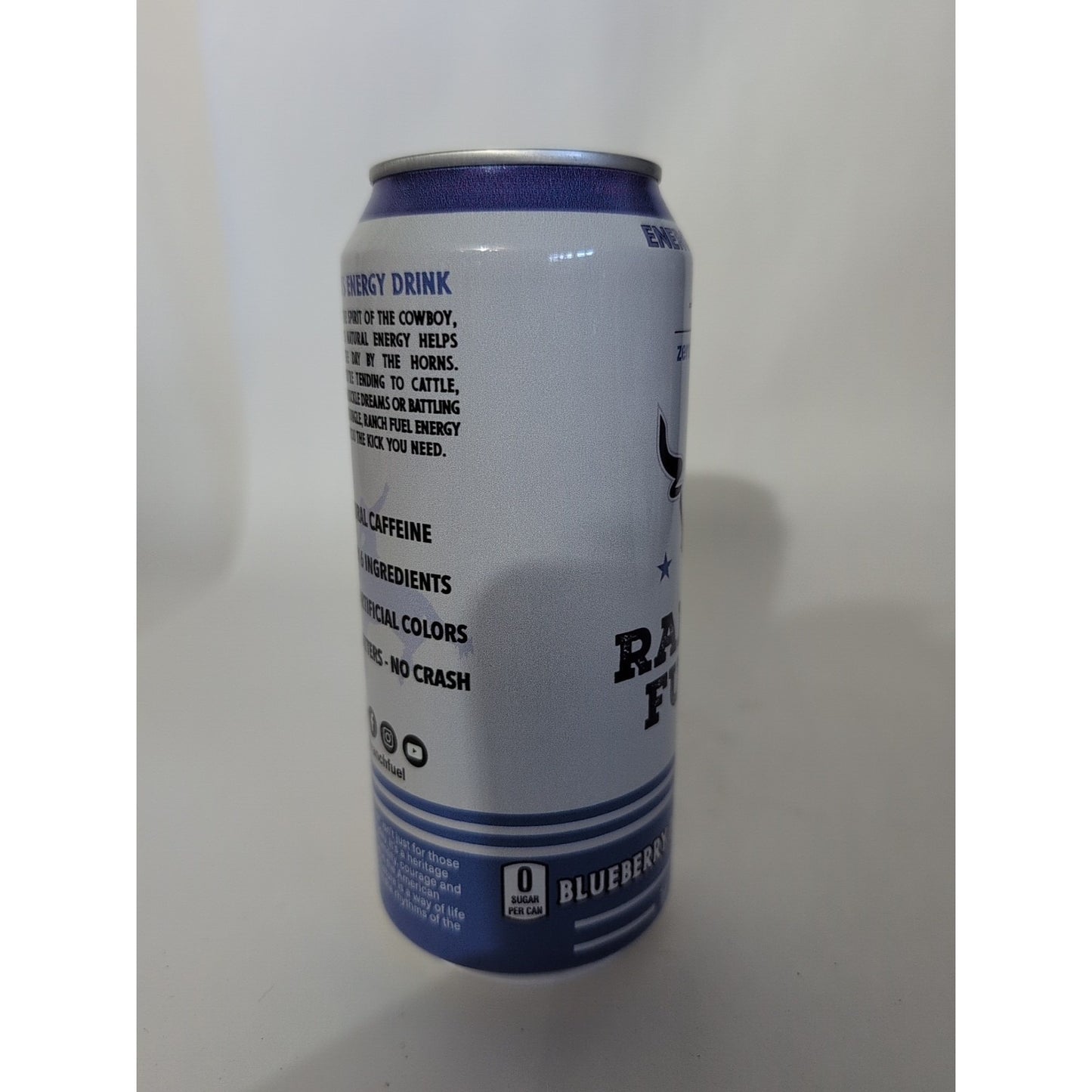 Ranch Fuel Energy Drink Blueberry Pomegranate 16 Ounce Can