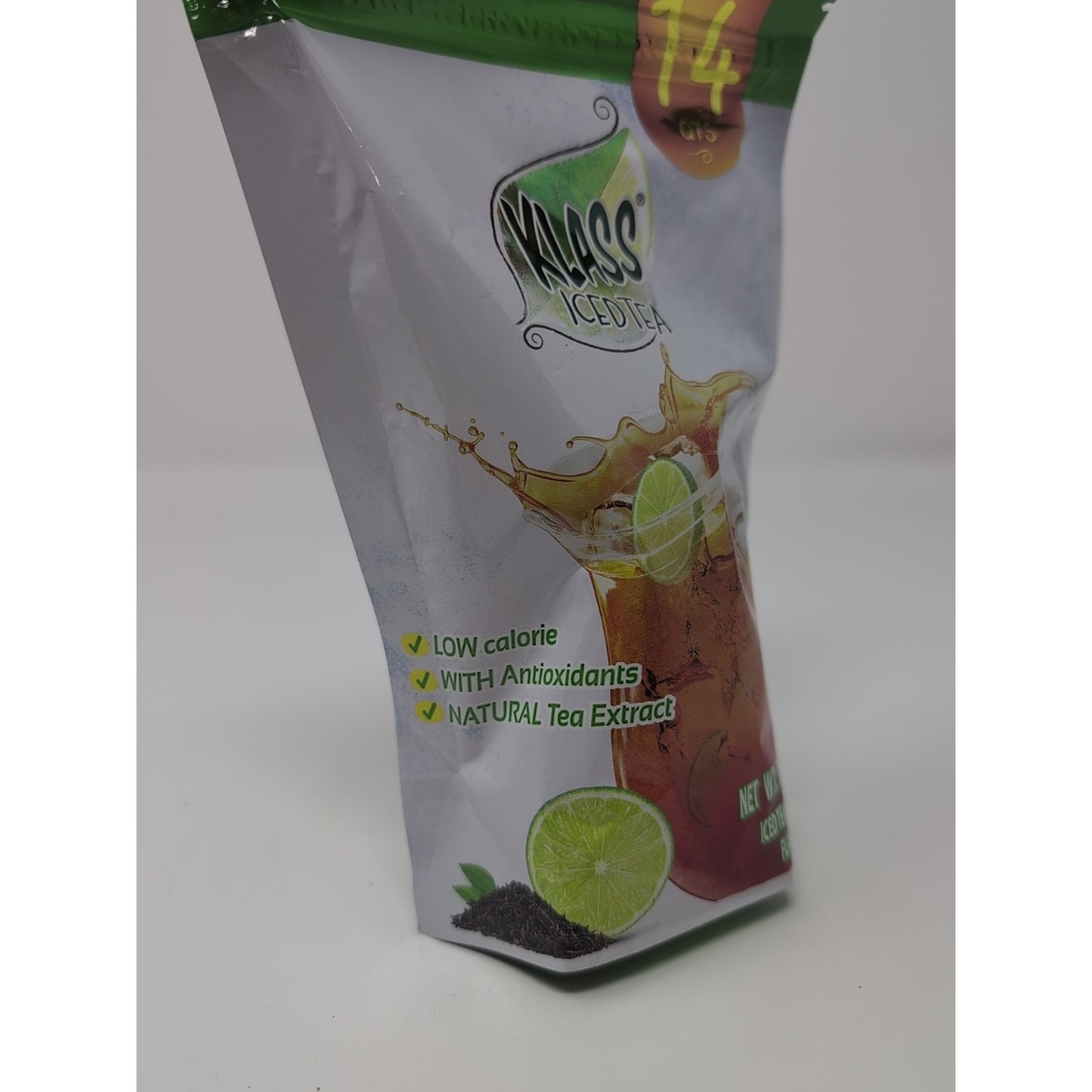 Klass Iced Tea Powder Mix 7.76 Ounce Bag