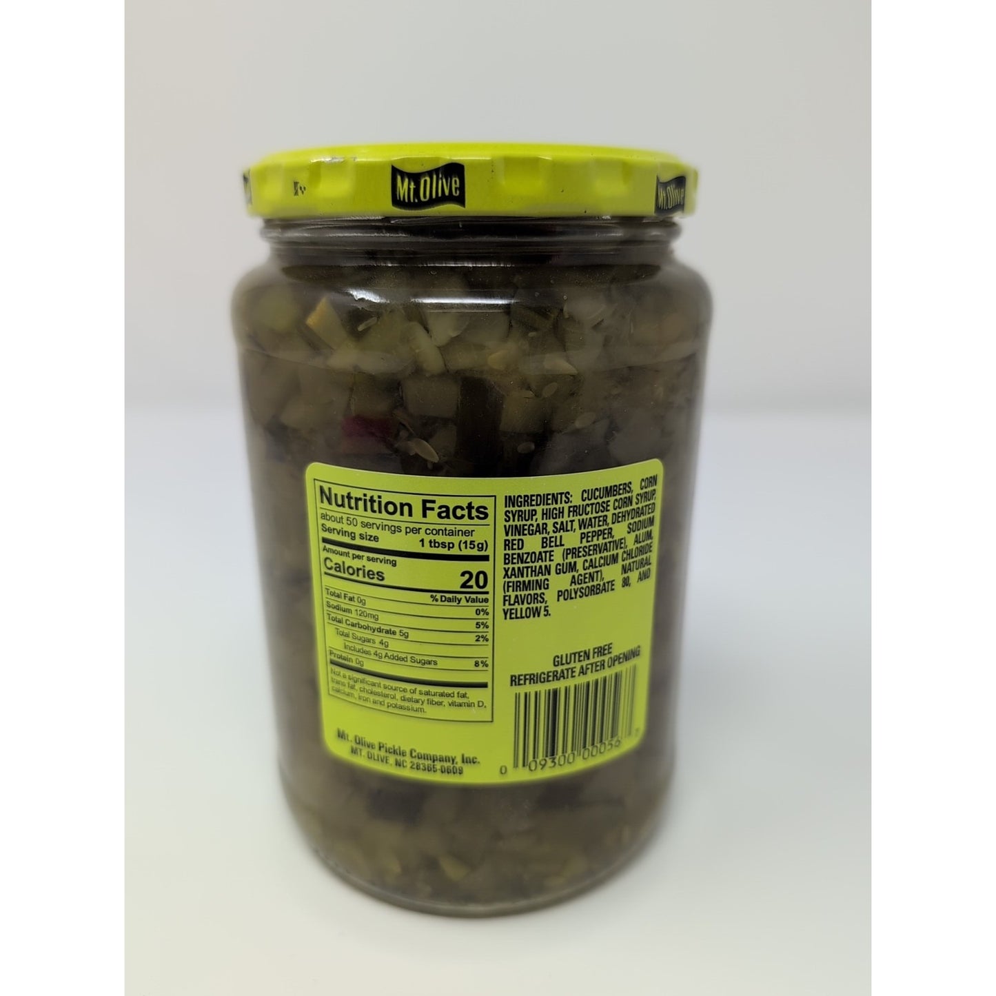 Mt Olive Sweet Salad Cubes 24 Ounce Glass Jar