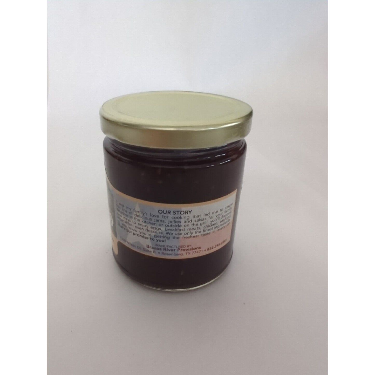 Brazos River Provisions Company Raspberry Chipotle Pepper Jam 9 Ounce Glass Jar