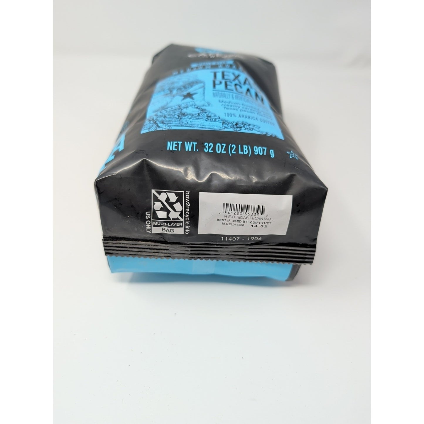 Cafe Ole By HEB Texas Pecan Whole Bean Coffee 2 Pound Bag