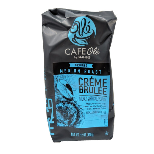 Cafe Ole by HEB Creme Brulee Ground Medium Roast Coffee 12 Ounce Bag