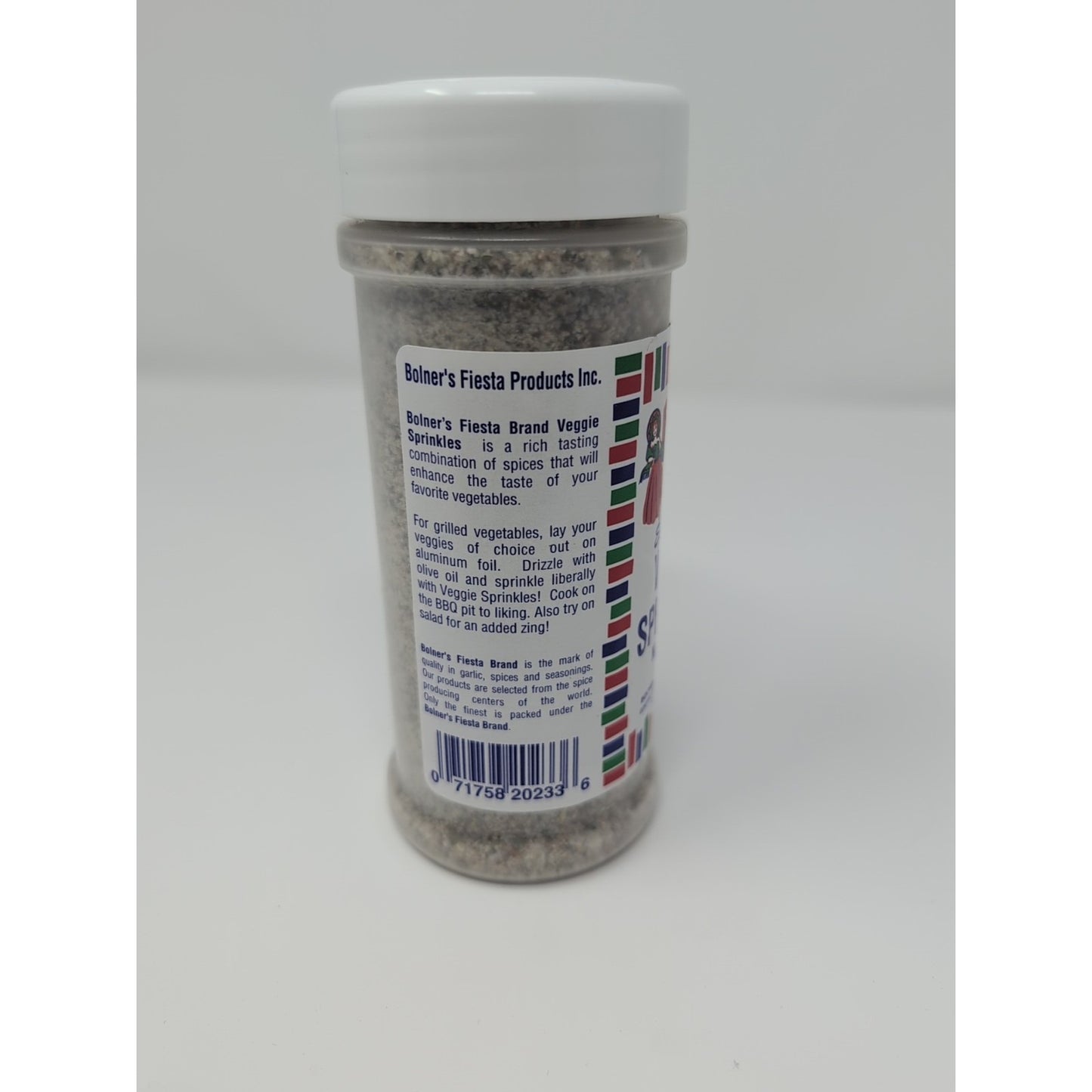Bolner's Fiesta Extra Fancy Veggie Sprinkles 5 Ounces Plastic Shaker