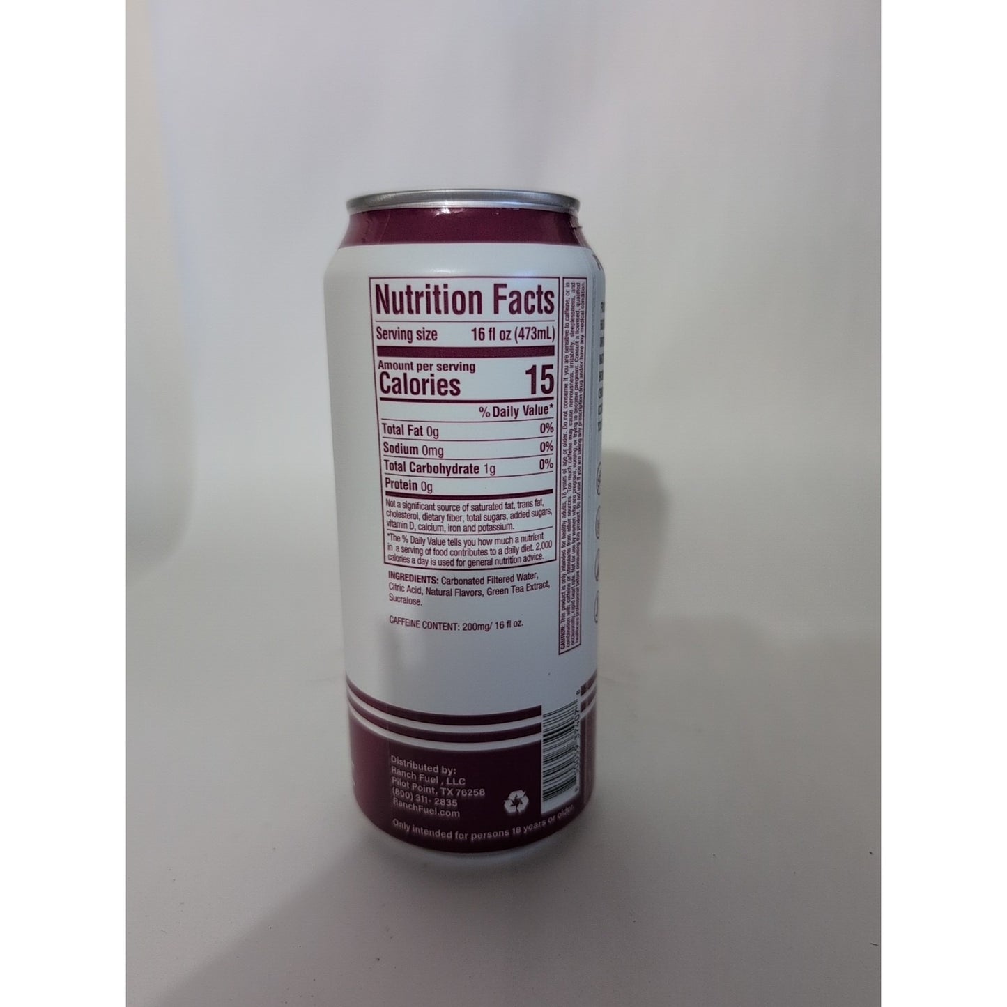 Ranch Fuel Energy Drink Blackberry Lemonade 16 Ounce Can