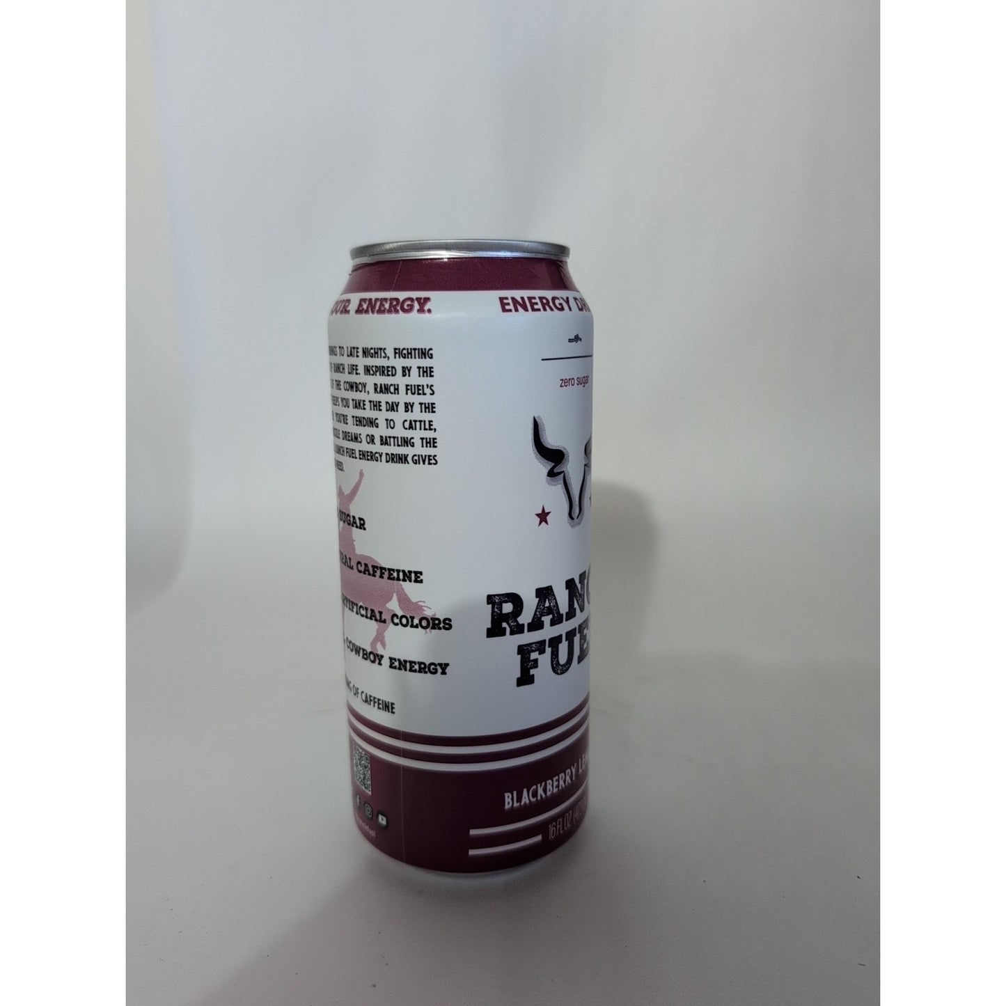 Ranch Fuel Energy Drink Blackberry Lemonade 16 Ounce Can