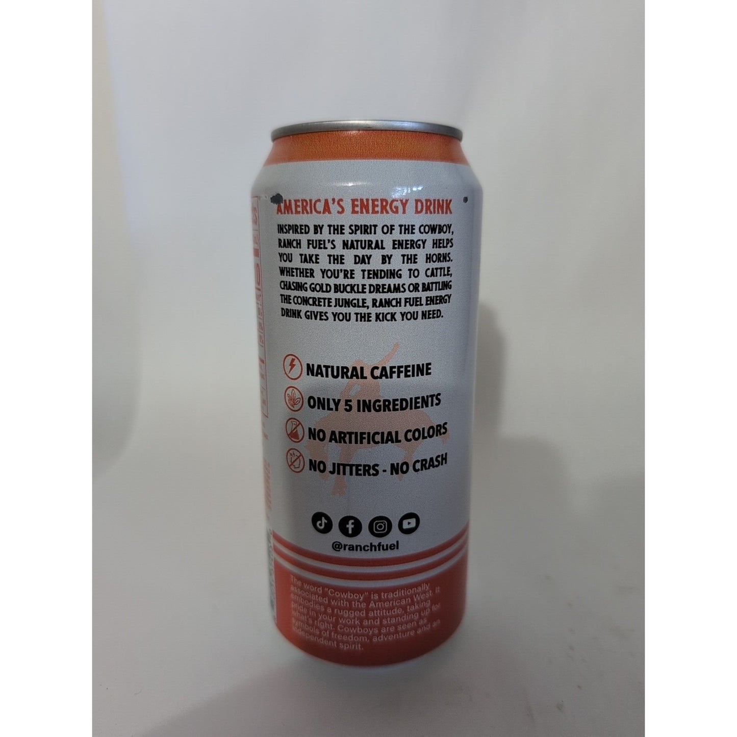 Ranch Fuel Energy Drink Orange Cream 16 Ounce Can