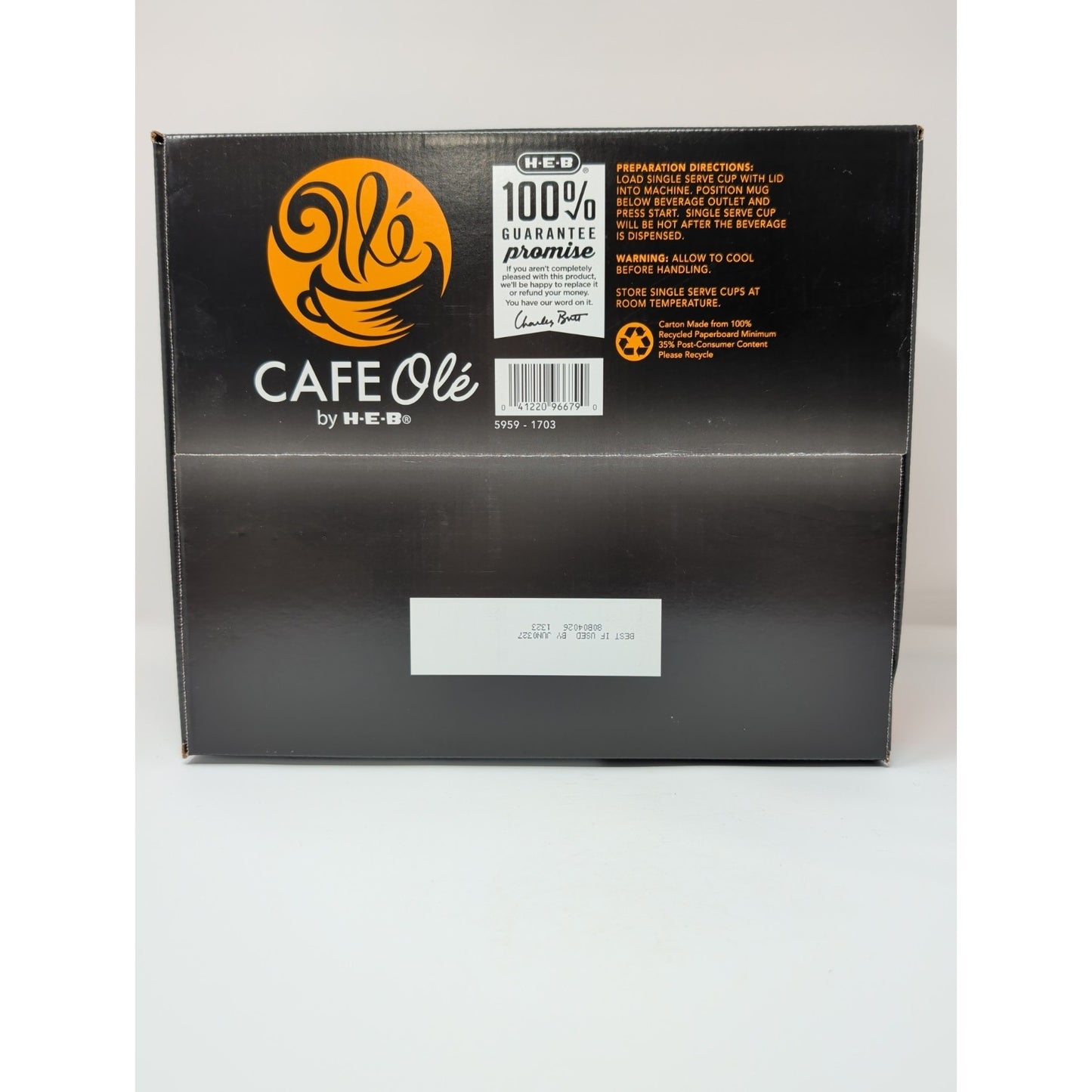 Cafe Ole by HEB Taste Of San Antonio Coffee 54 Count K-Cups Box
