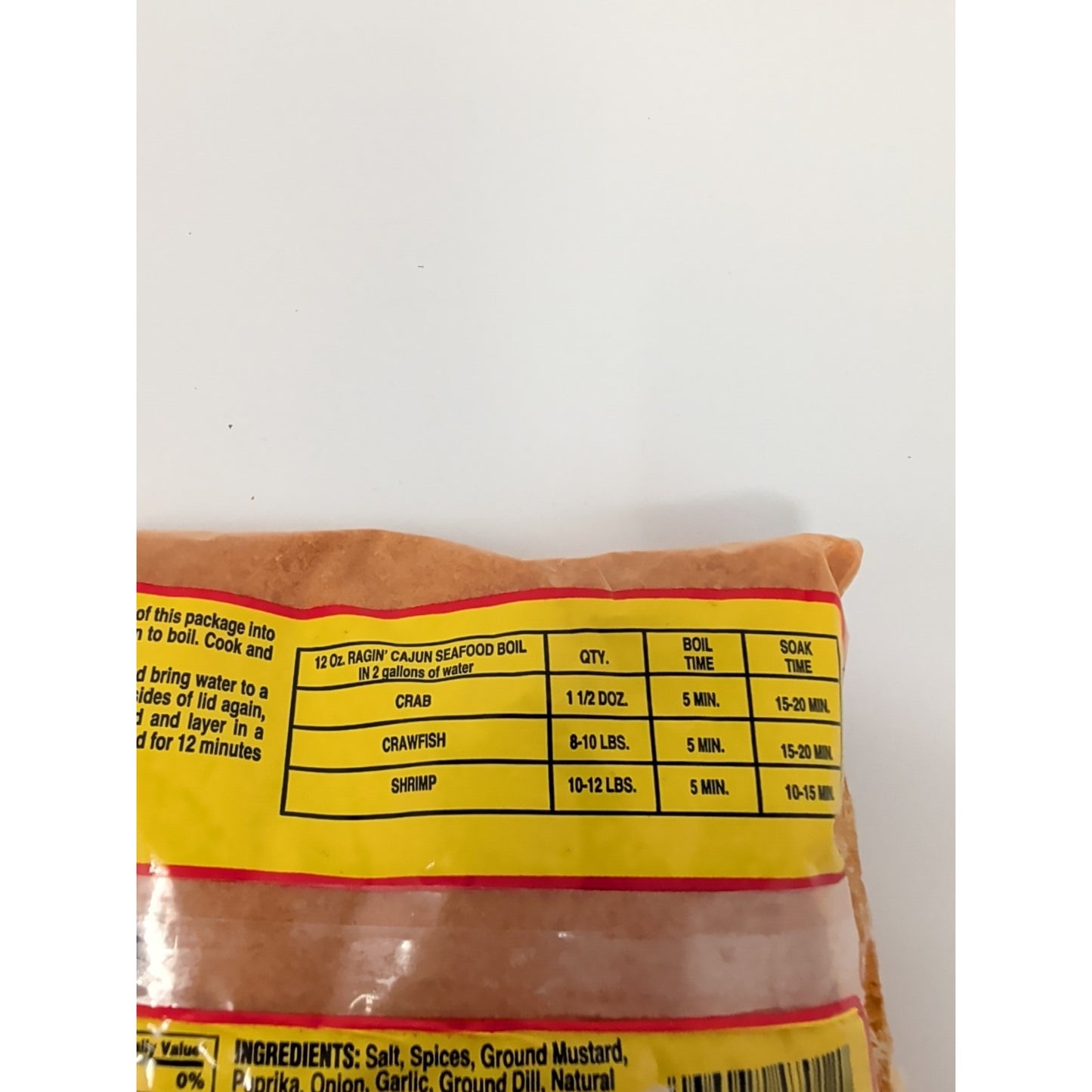 Ragin Cajun Fixins Seafood Boil 12 Ounce Bag