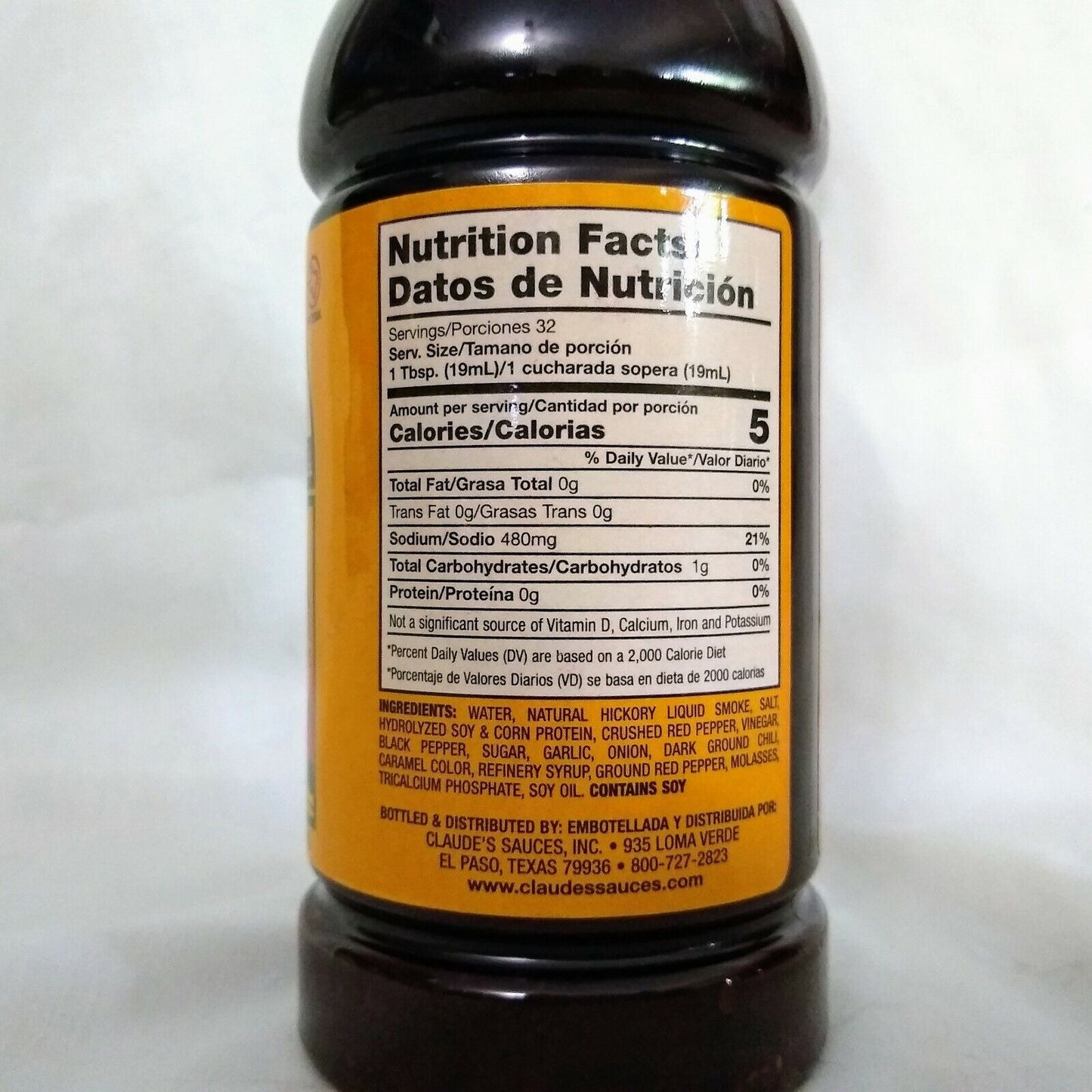 Claude's Fajita Marinating Sauce 16 Ounce Bottle