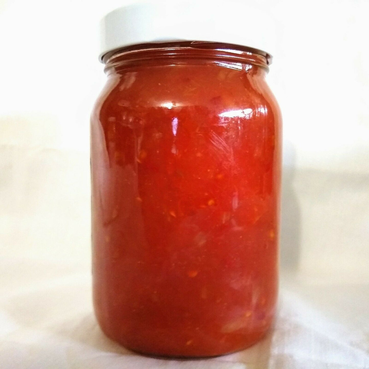 Hell On The Red Mild Party Dip Salsa 16 Oz Glass Jar