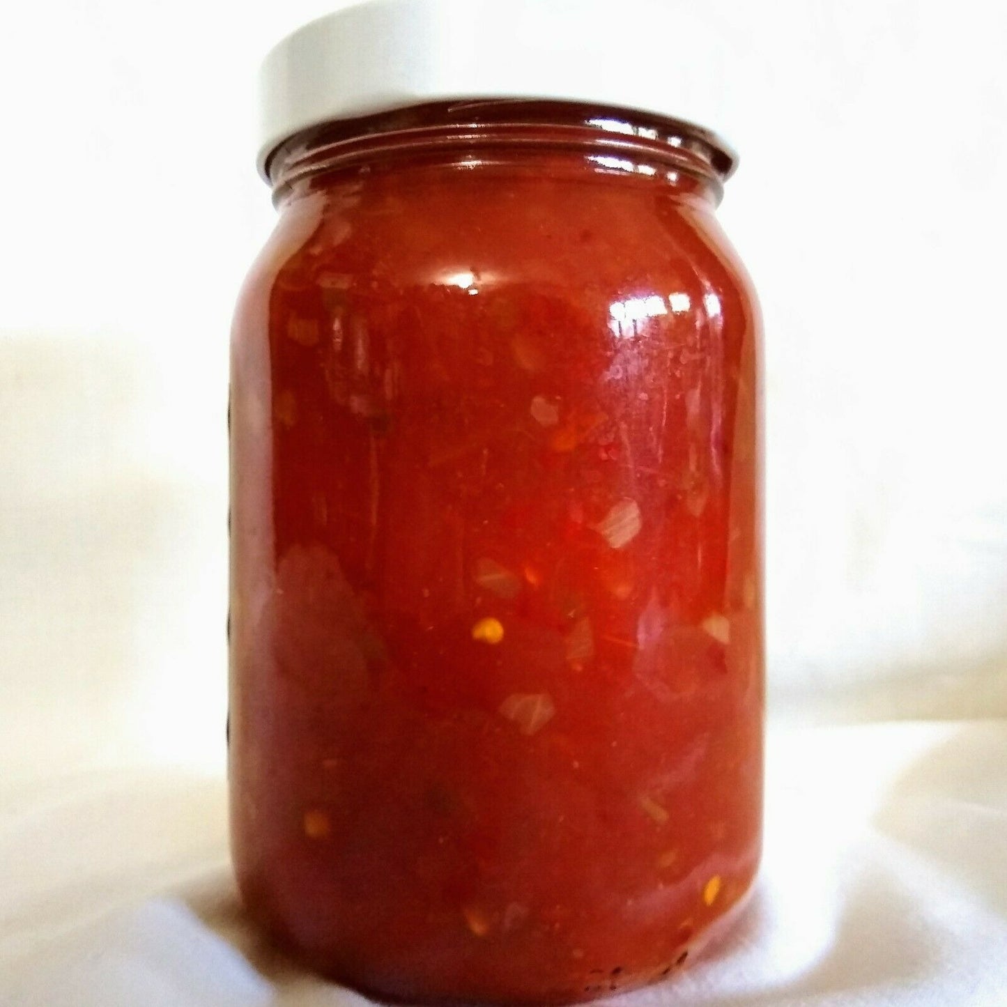 Hell On The Red Hot Party Dip Salsa 16 Oz Glass Jar