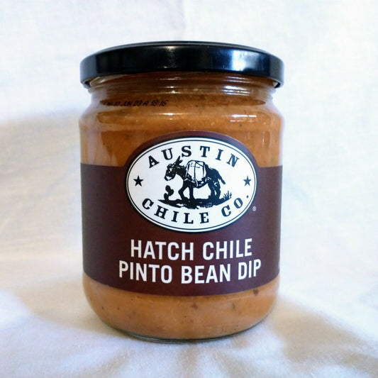 Austin Chile Co. Hatch Chile Pinto Bean Dip 16 Oz. Jar