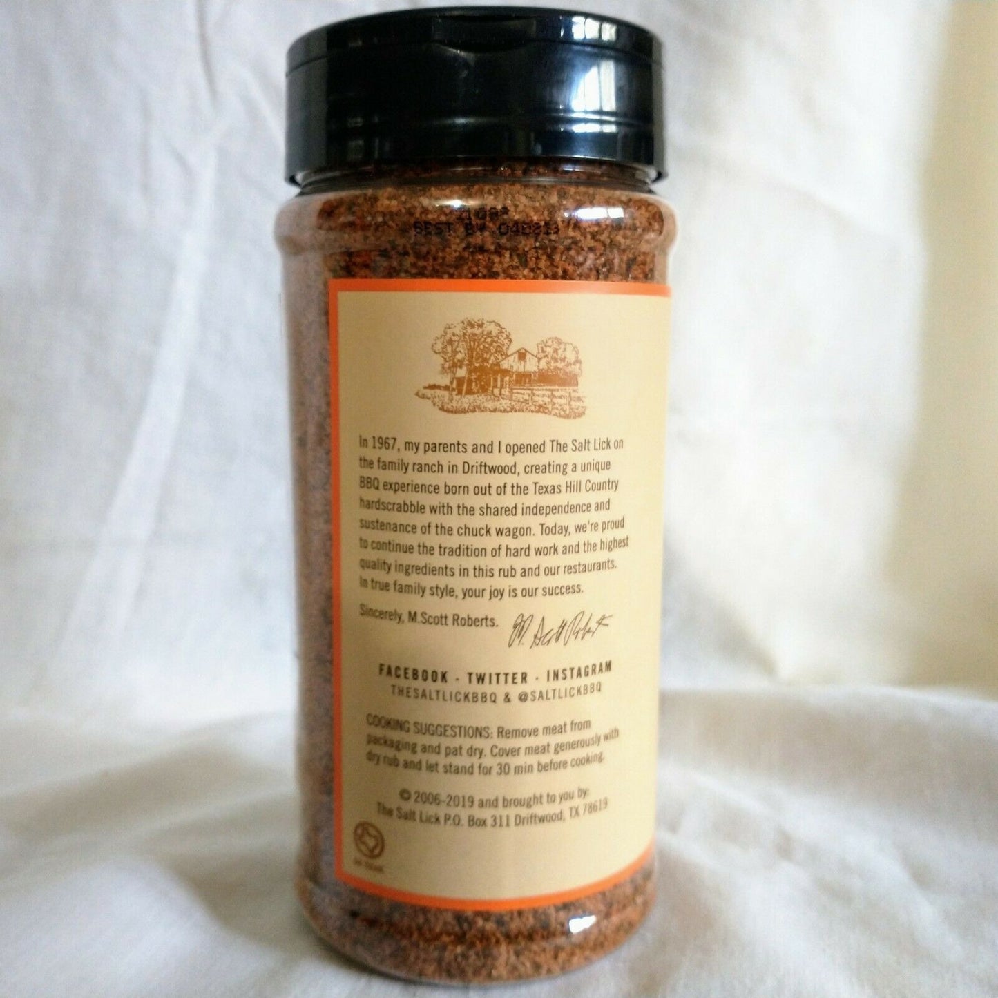 The Salt Lick Garlic Dry Rub 12 Oz. Shaker