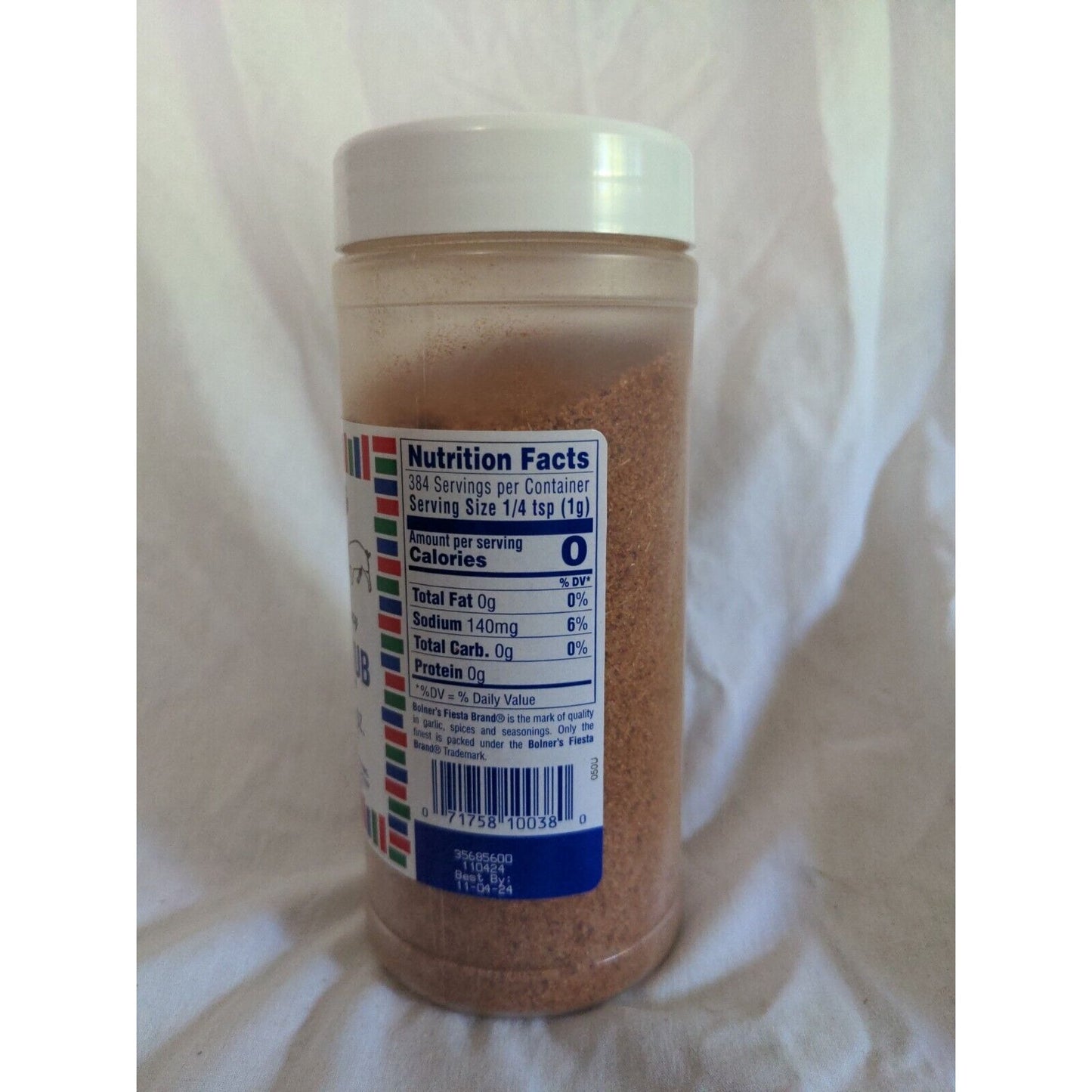Bolner's Fiesta Extra Fancy Pork Rub Porky's Delight 11 Ounce Shaker