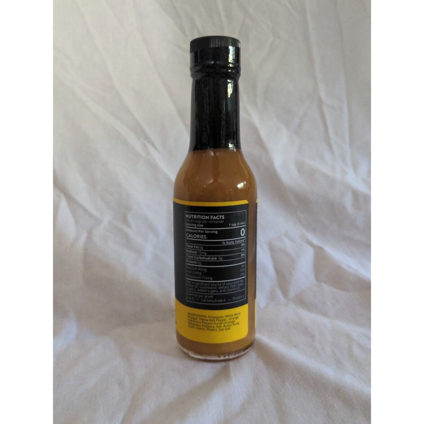 Bravado Spice Co Pineapple Habanero Hot Sauce 5 Ounce Glass Bottle