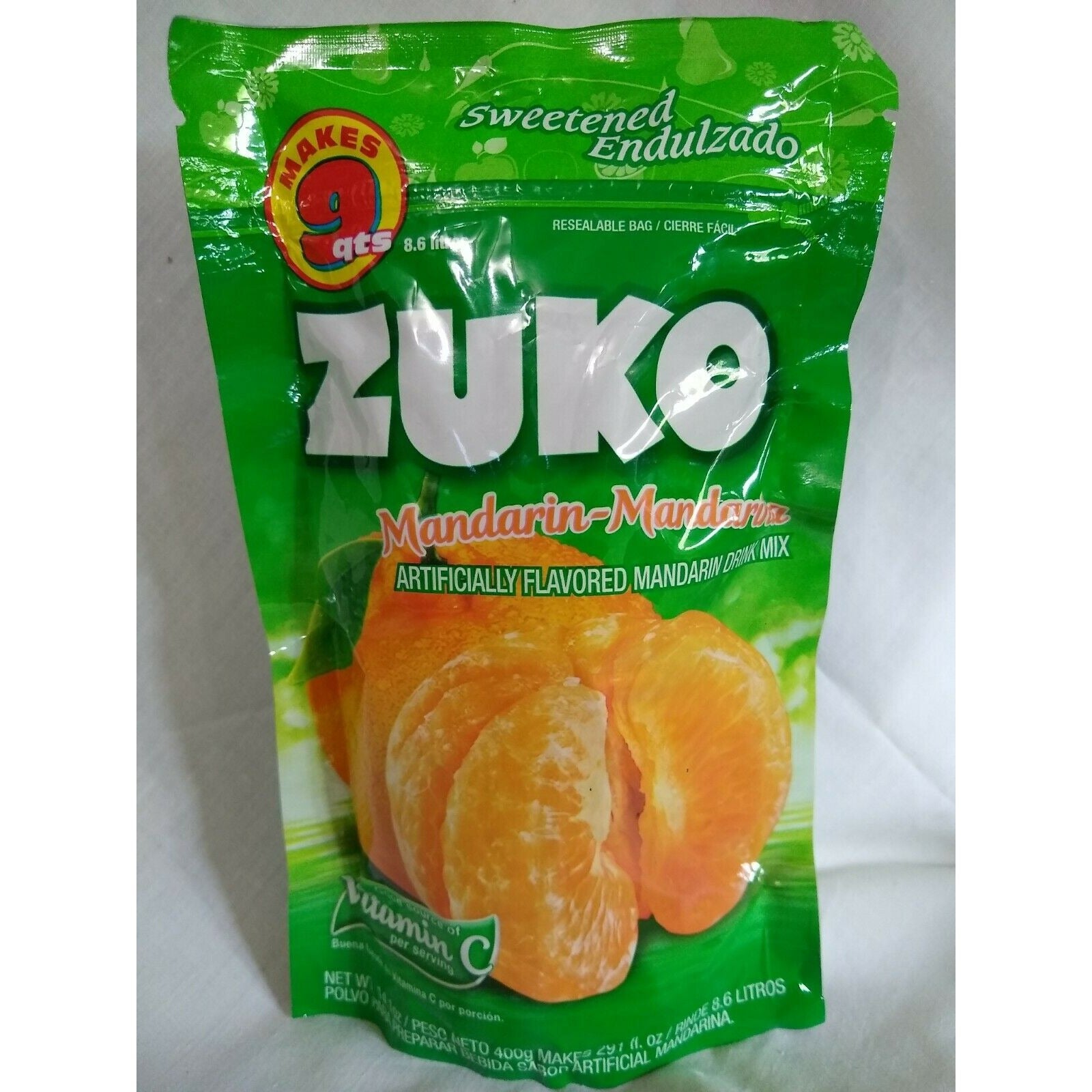 Zuko Drink Mix, Mango - 14.1 oz