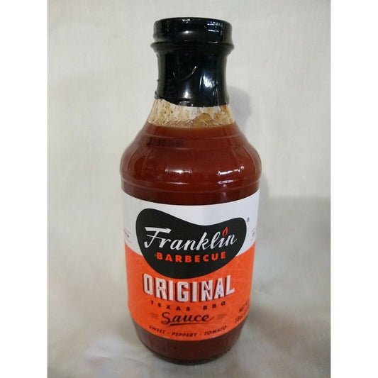 Franklin Barbecue Original Texas BBQ Sauce 18 Oz Glass Bottle