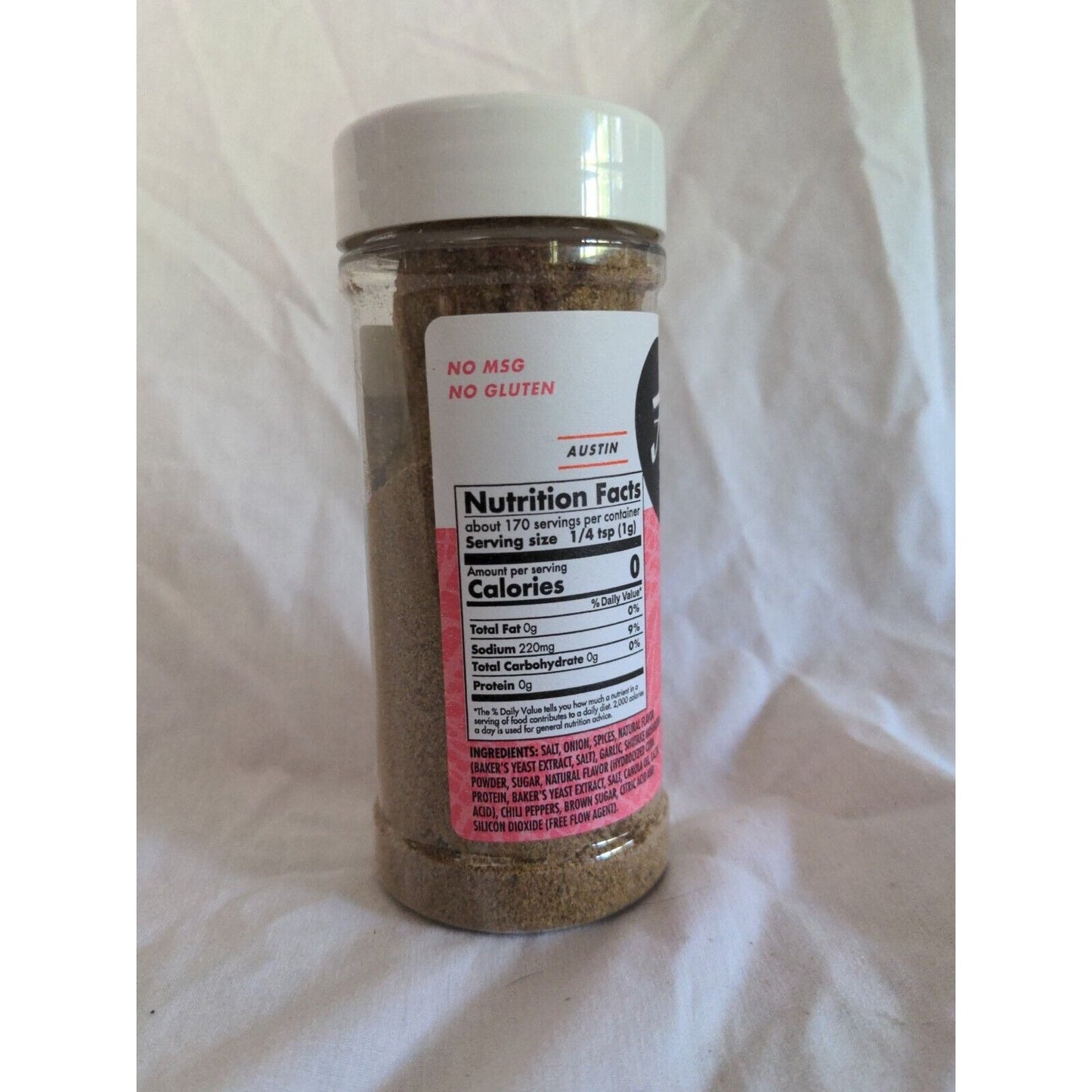 Franklin Barbecue Steak Rub Spice Seasoning 6 Ounce Shaker
