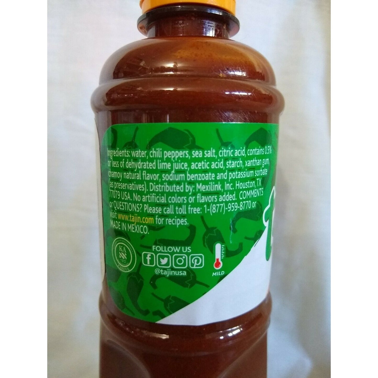 Tajin Fruity Chamoy Hot Sauce with Lime 15.38 Ounce Bottle