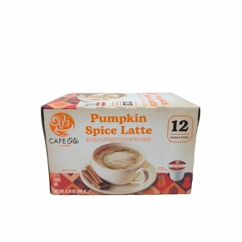 Cafe Ole By HEB Pumpkin Spice Latte K-Cups 12 Count Box
