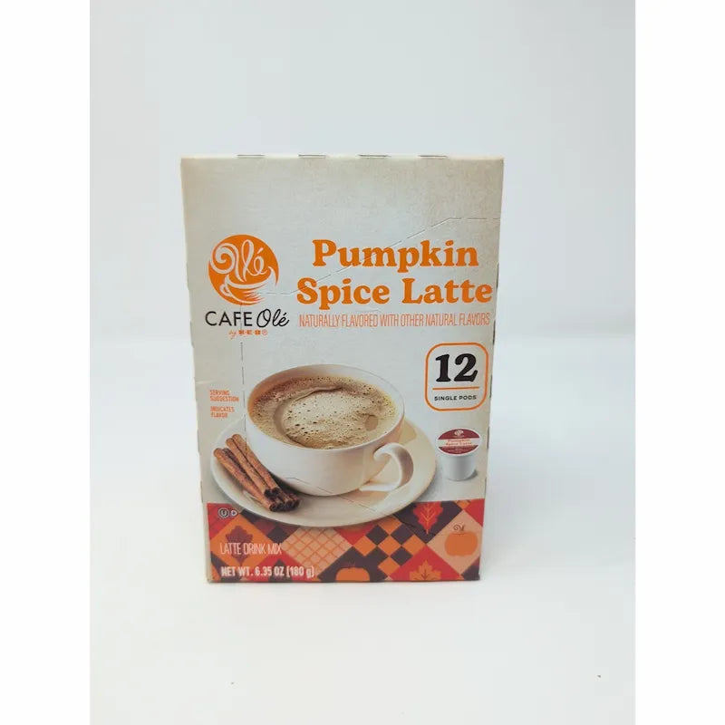 Cafe Ole By HEB Pumpkin Spice Latte K-Cups 12 Count Box