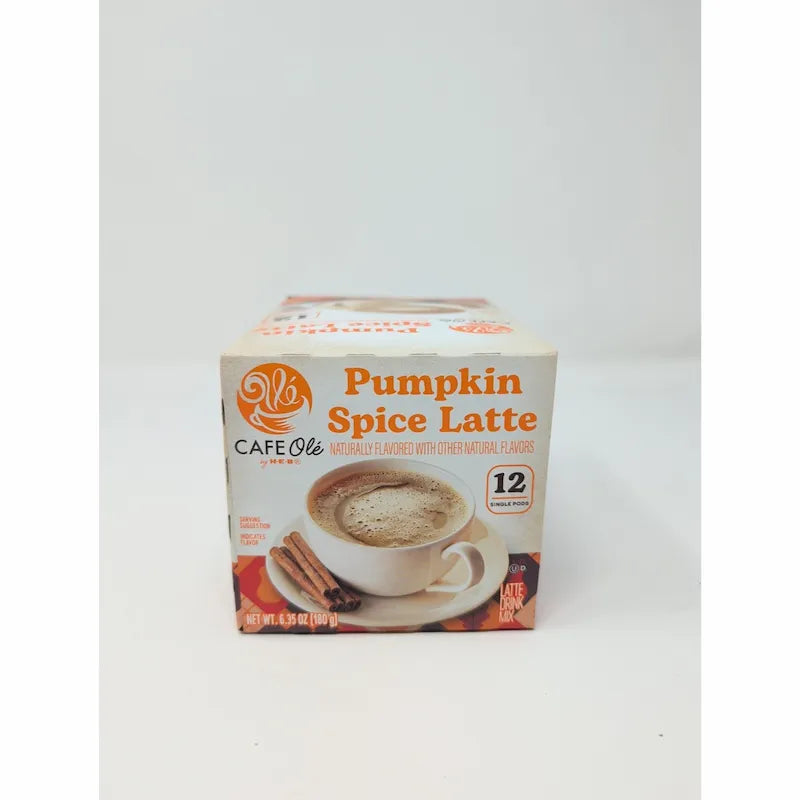 Cafe Ole By HEB Pumpkin Spice Latte K-Cups 12 Count Box
