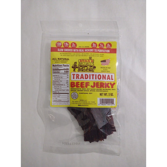 Stan's Traditional Beef Jerky 2 Ounce Bag