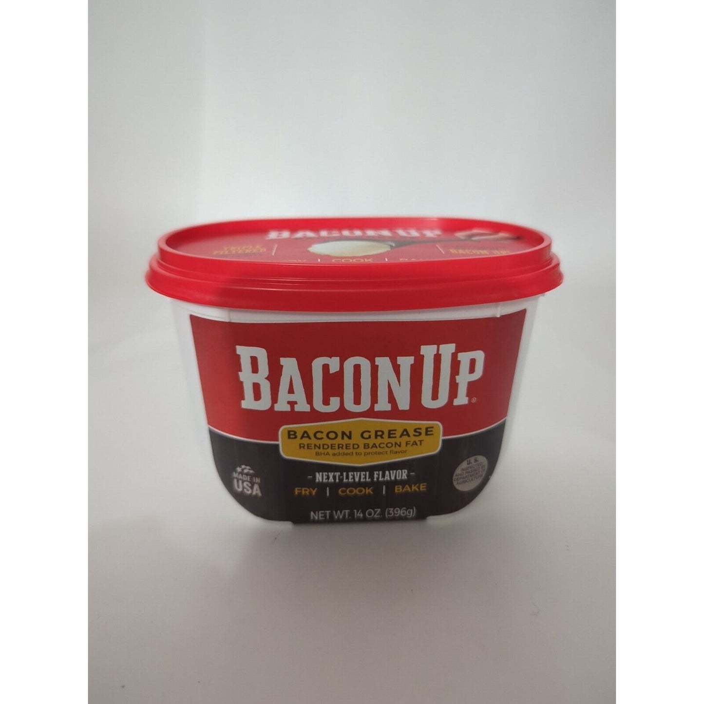 Bacon Up Bacon Grease 14 Oz Tub Container