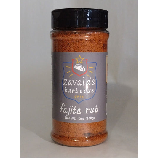 Zavala's Barbecue Fajita Rub 12 Ounce Shaker