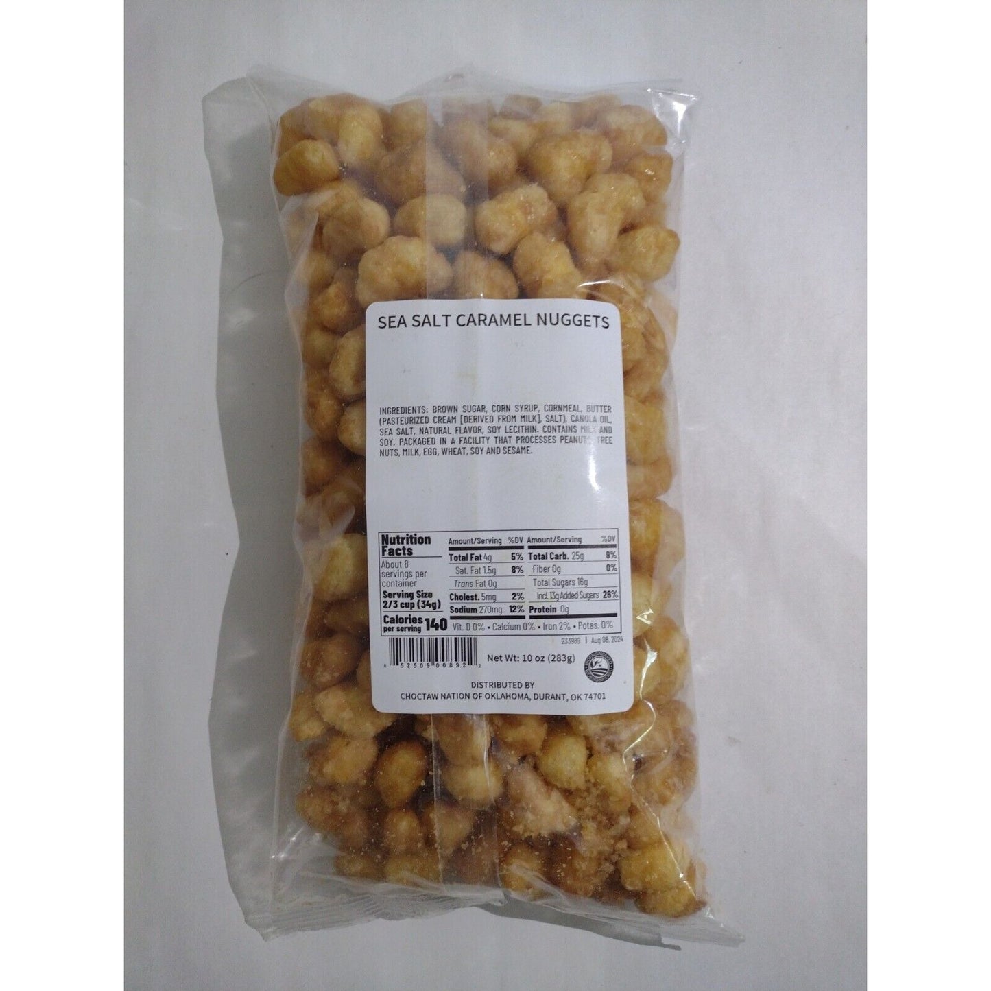 Choctaw Farms Sea Salt Caramel Nuggets 10 Ounce Bag