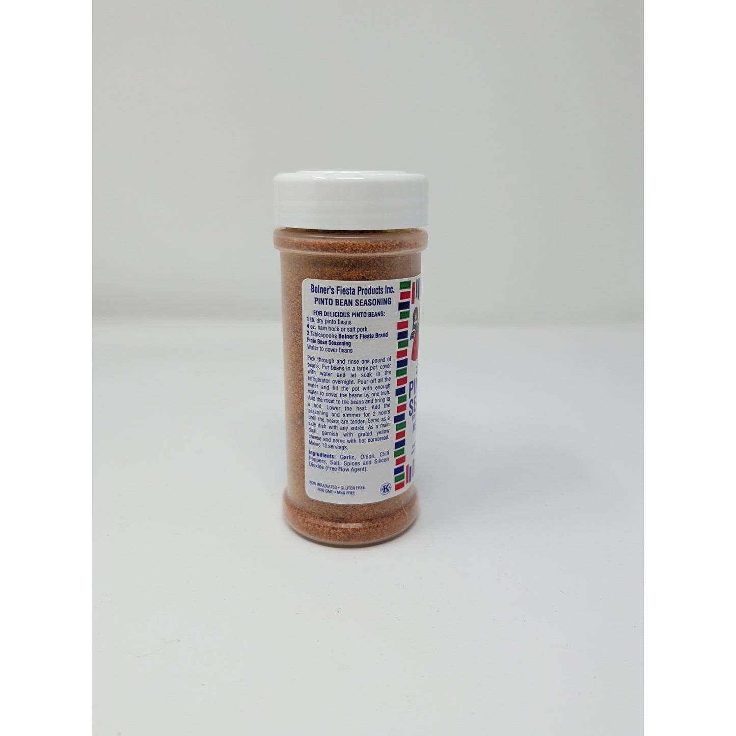 Bolner's Fiesta Pinto Bean Seasoning 4.5 Ounce Plastic Shaker