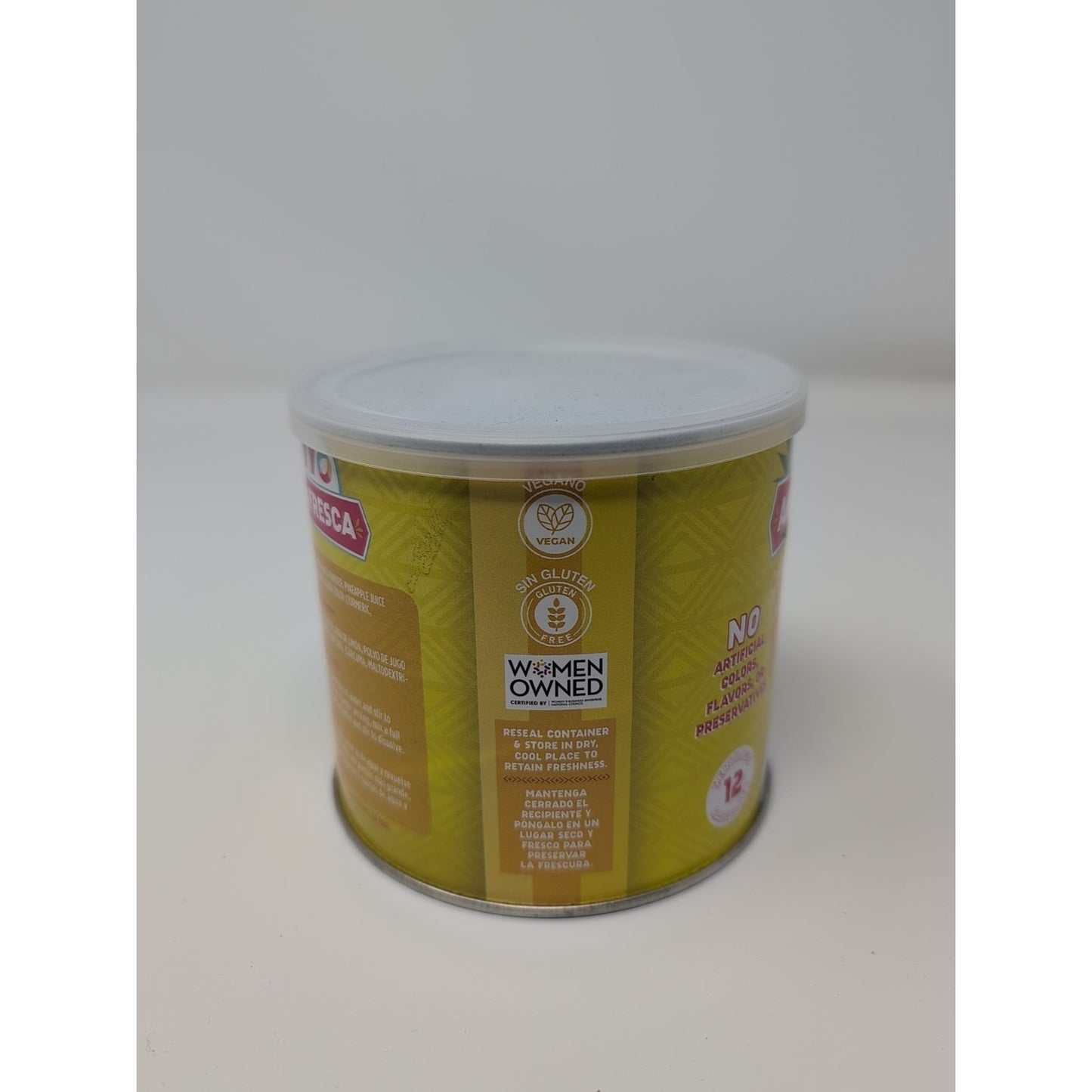 Tuyyo Agua Fresca Powder Pineapple Flavor 8.5 Ounce Canister