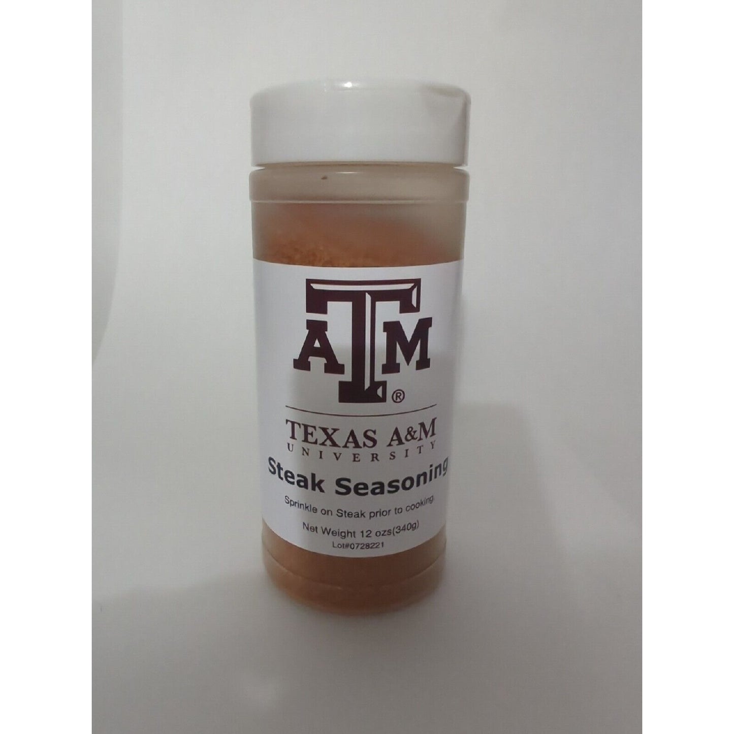 Texas A&M University Steak Seasoning 12 Ounce Shaker