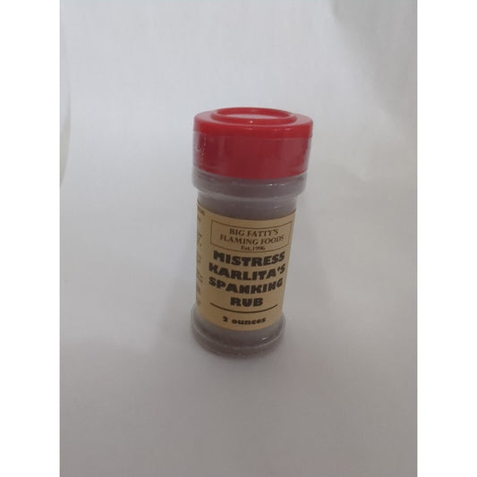 Big Fatty's Mistress Karlita's Spanking Rub 2 Oz Plastic Shaker