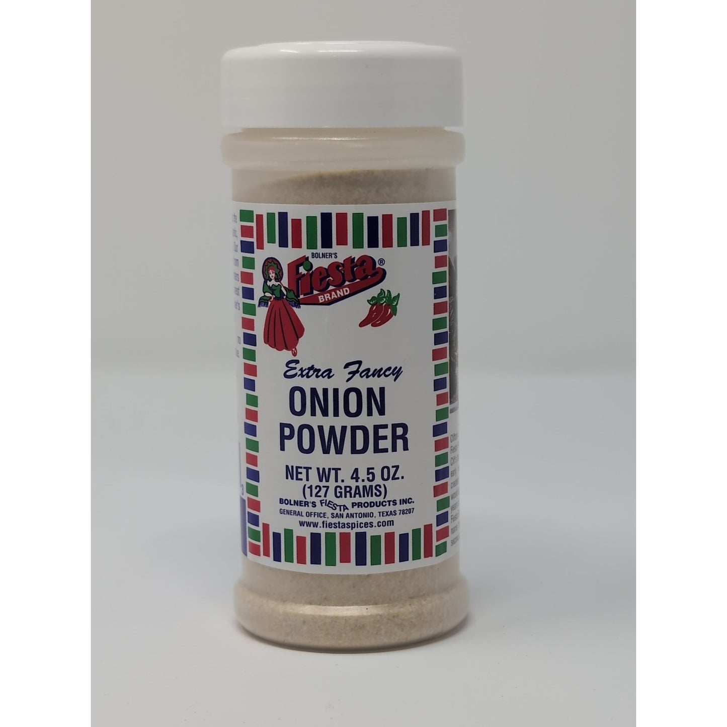 Bolner's Fiesta Extra Fancy Onion Powder 4.5 Ounce Plastic Shaker