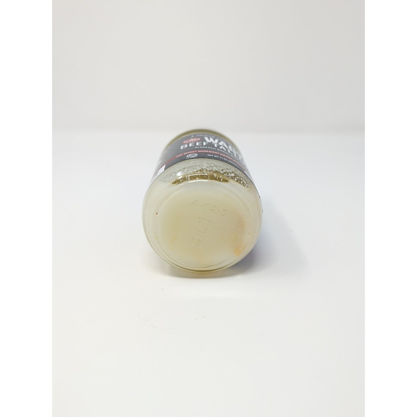 R-C Ranch Wagyu Beef Tallow Rendered Wagyu Beef Fat 11 Ounce Glass Jar