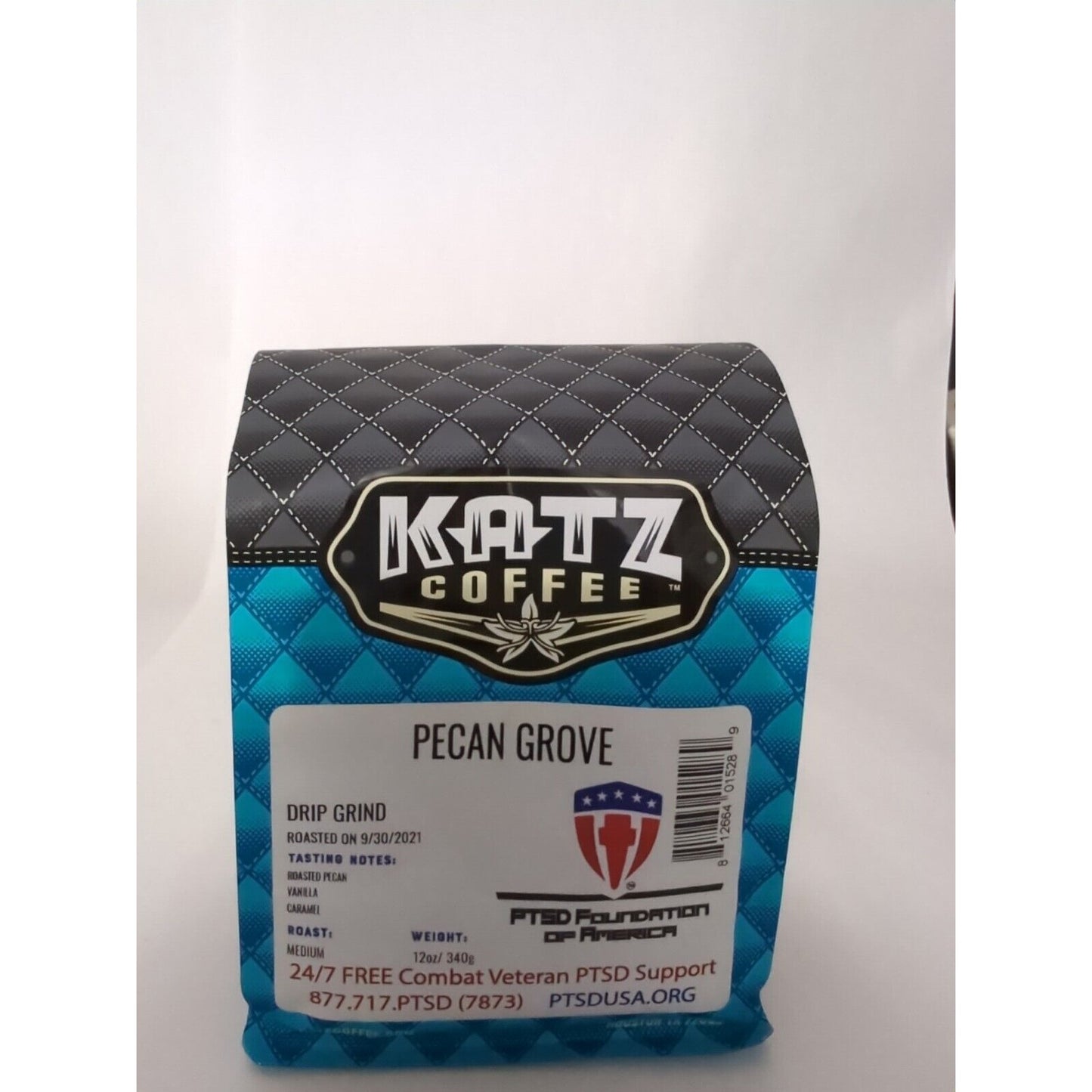 Katz Coffee Pecan Grove Drip Grind Coffee 12 Ounce Bag