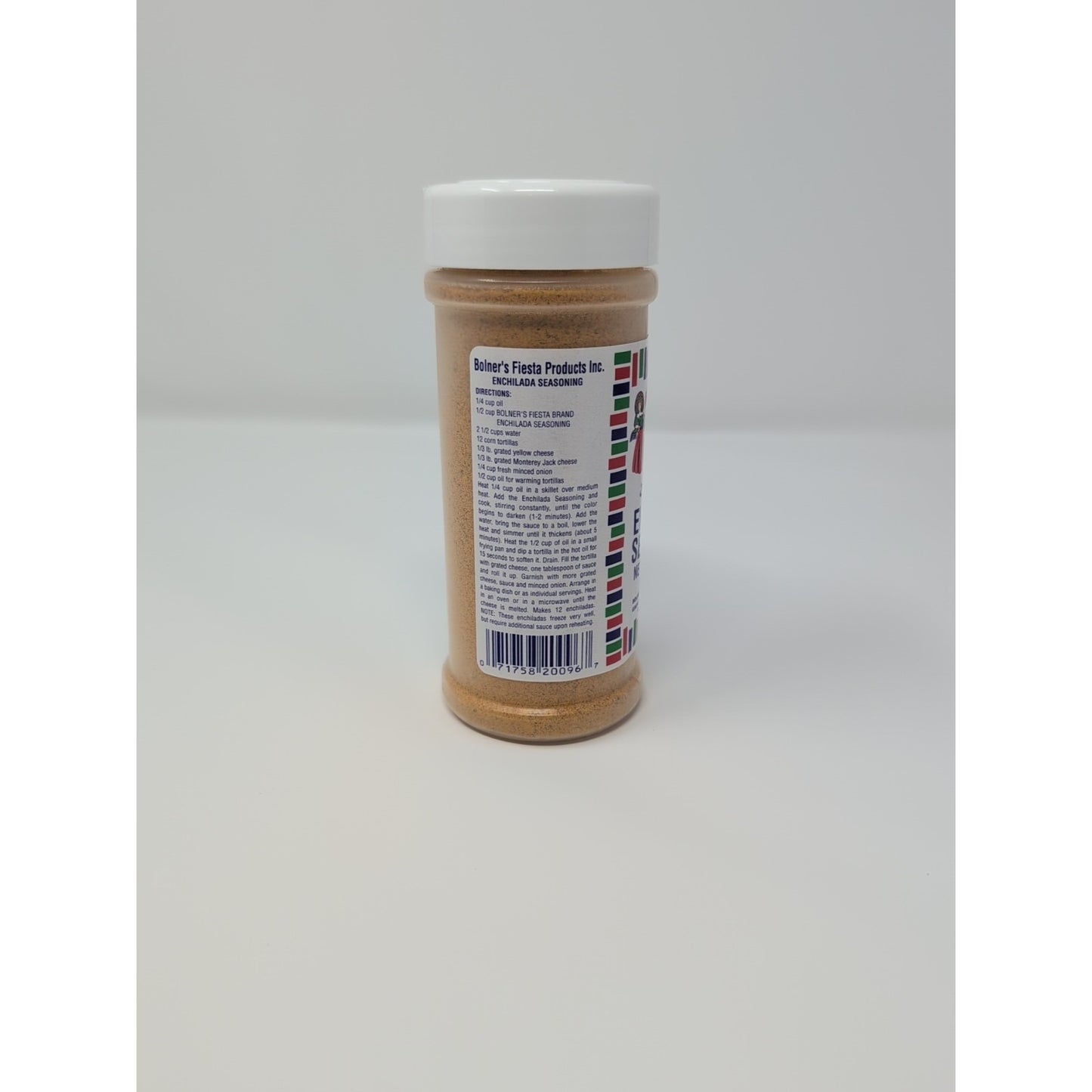 Bolner's Fiesta Extra Fancy Enchilada Seasoning 4.5 Ounce Shaker
